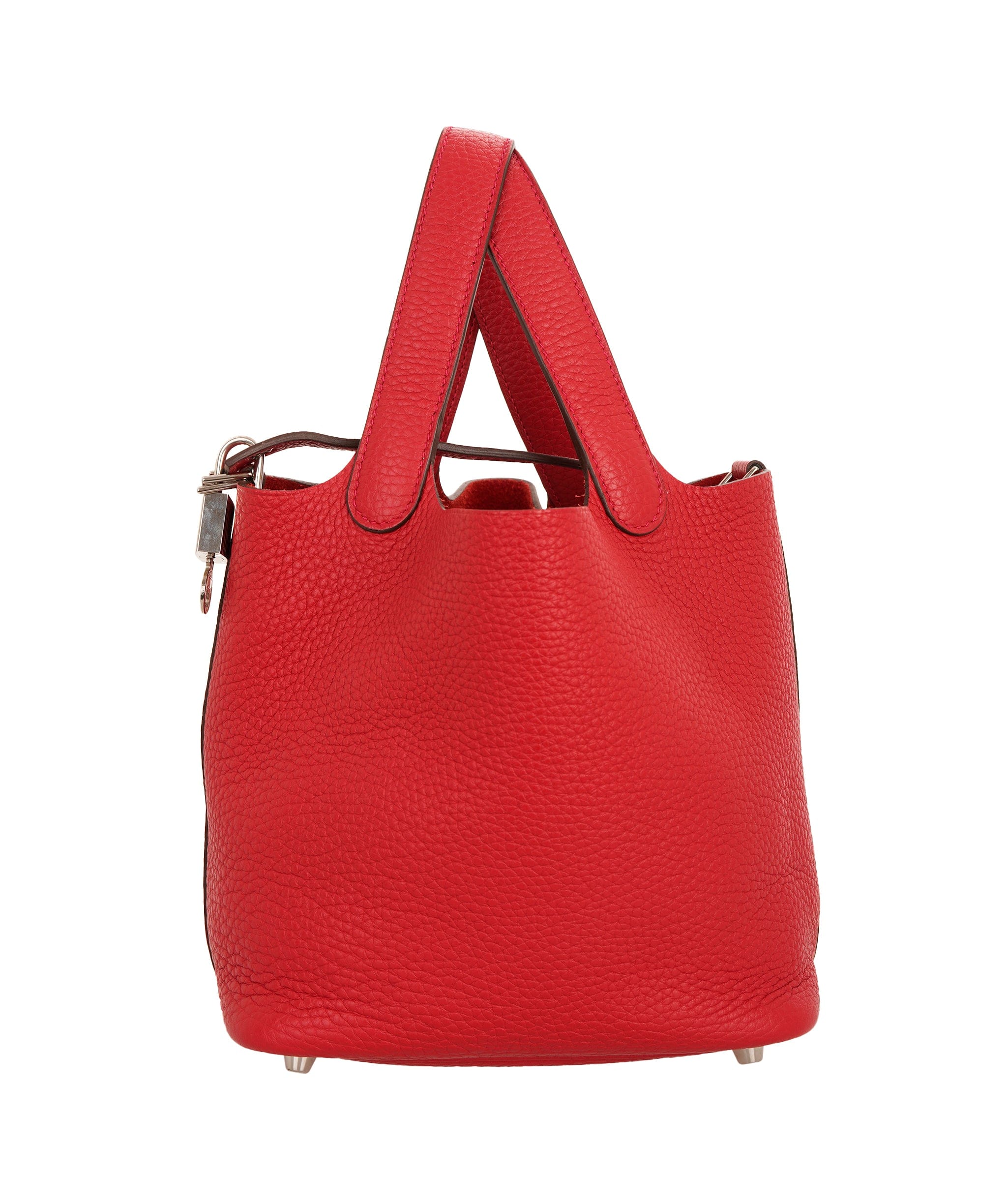 Hermès Hermes Picotin 18 Clemence Rouge Casaque ALC3130