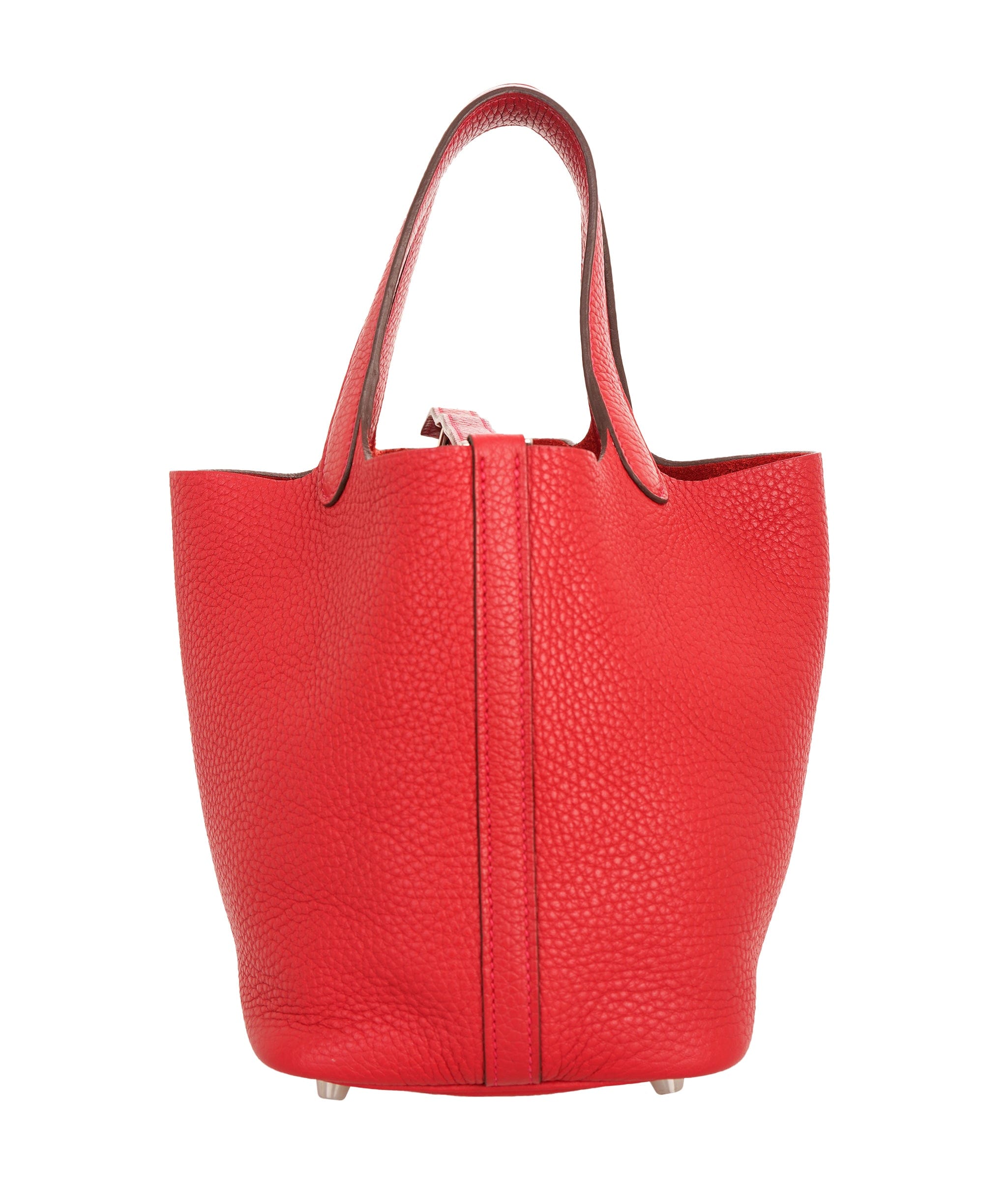 Hermès Hermes Picotin 18 Clemence Rouge Casaque ALC3130