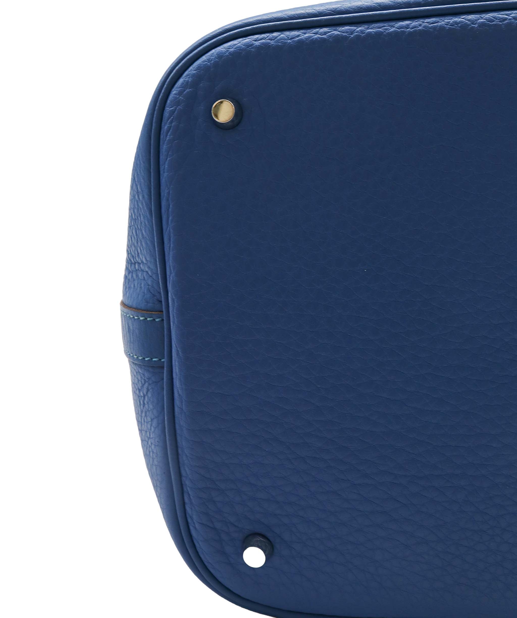 Hermès Hermes Picotin Lock 26 Blue Izmir Clemence PHW #O SKC1882