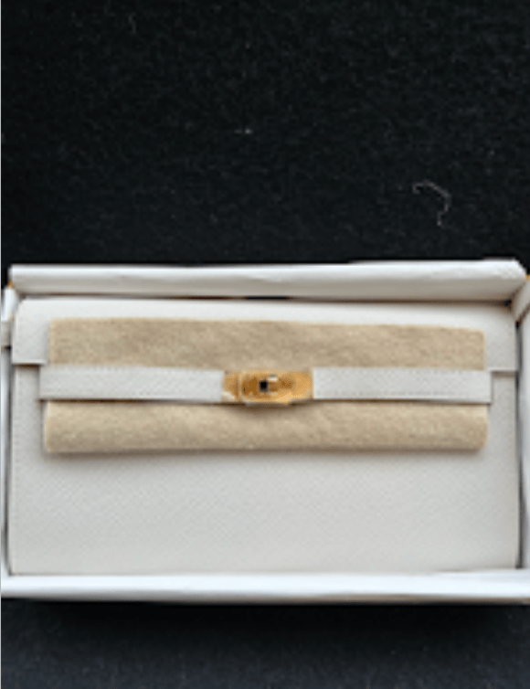 Hermès Hermes Preloved Kelly To Go Gris Pale GHW B Epsom ALTC0685