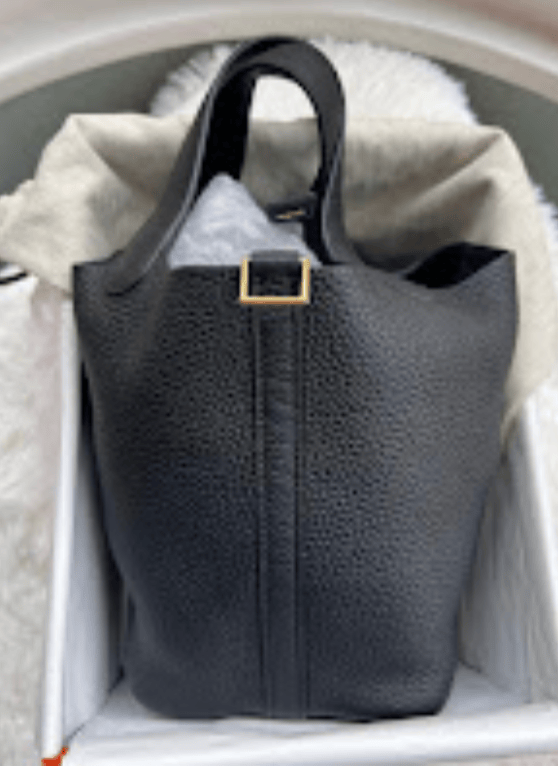 Hermès Hermes Preloved Picotin 18 Black GHW Z TC ALTC0682