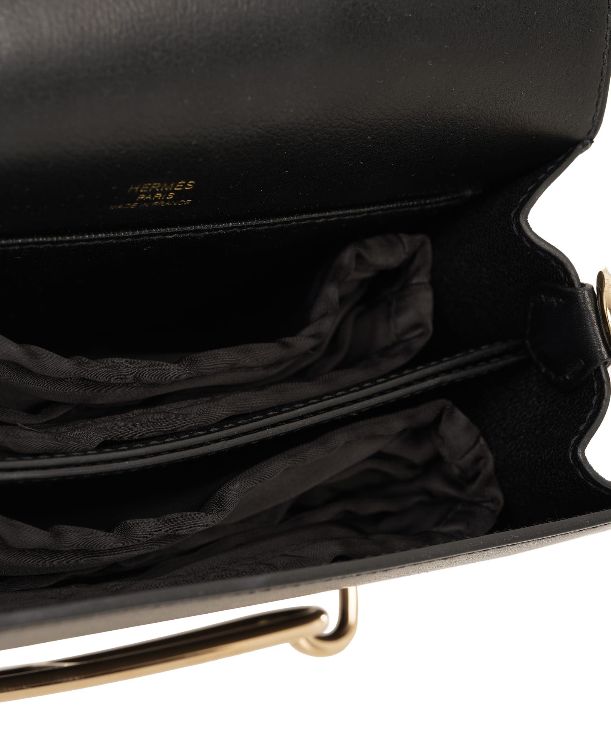 Hermès Hermes Roulis Small Bag in Black Evergain ALC4157