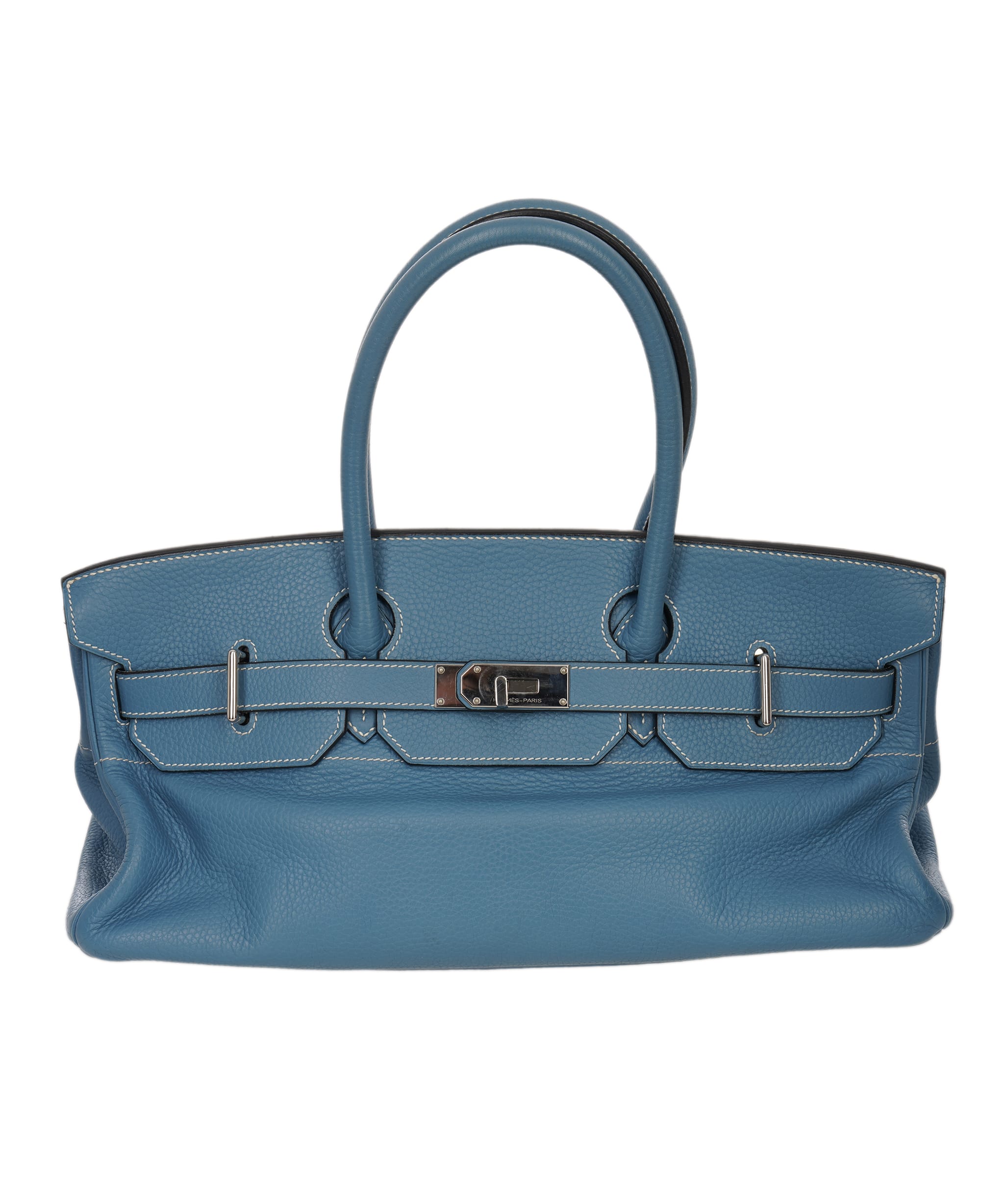 Hermès Hermès Shoulder Birkin 42cm Blue Jean With GHW ALC4151