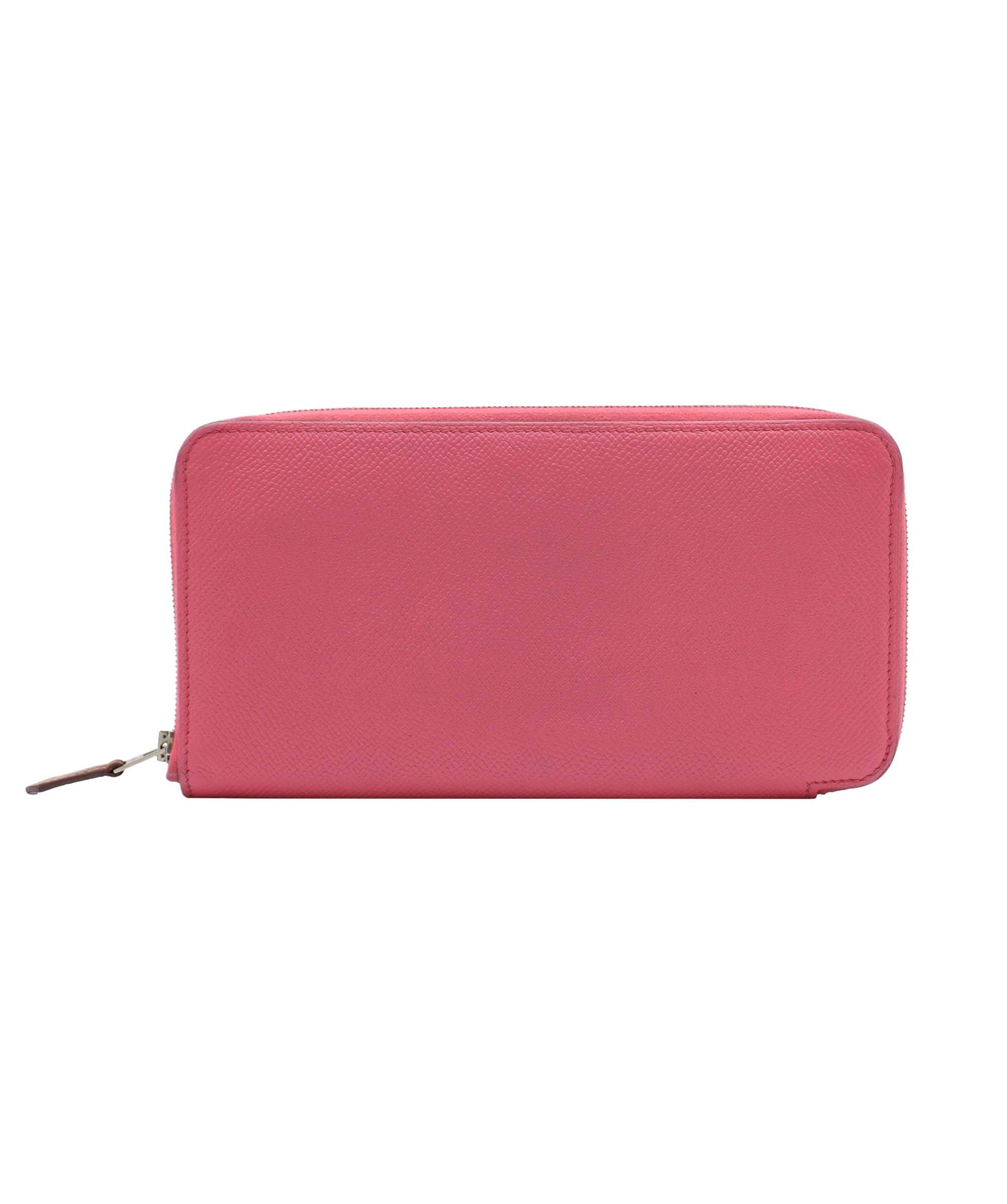 Hermès Hermes Silk-In Wallet Rose Azalea Epsom #T - Preloved SKC2054