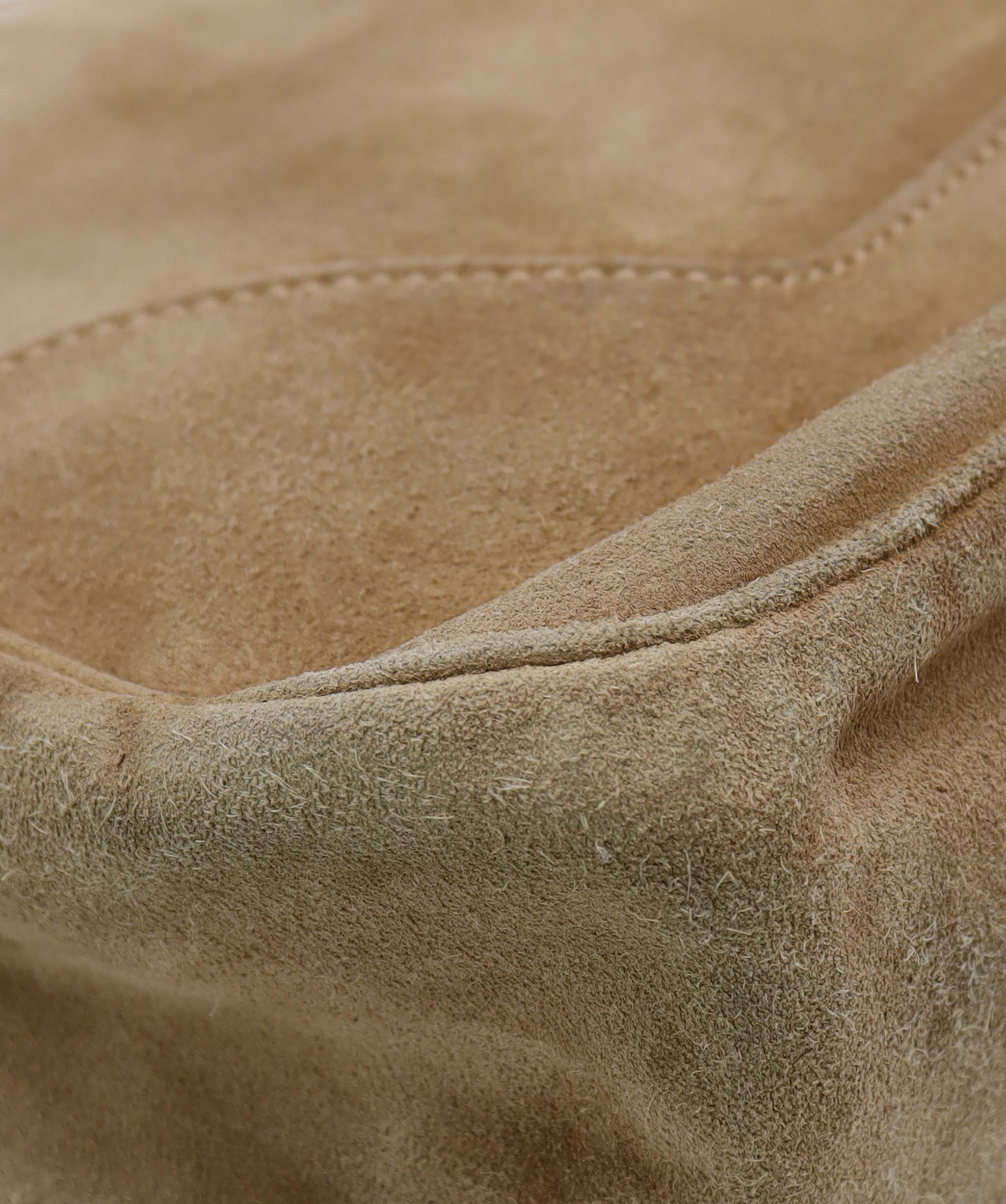 Hermes Hermes suede trim gold hardware beigesuede super rare AGC3561