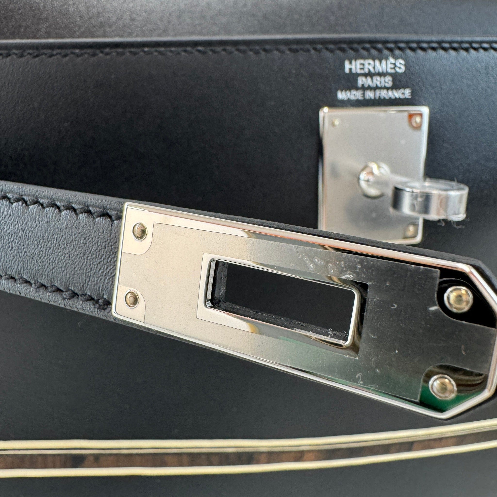 Hermès Kelly elan cheval de bois Black Tadela B-278750