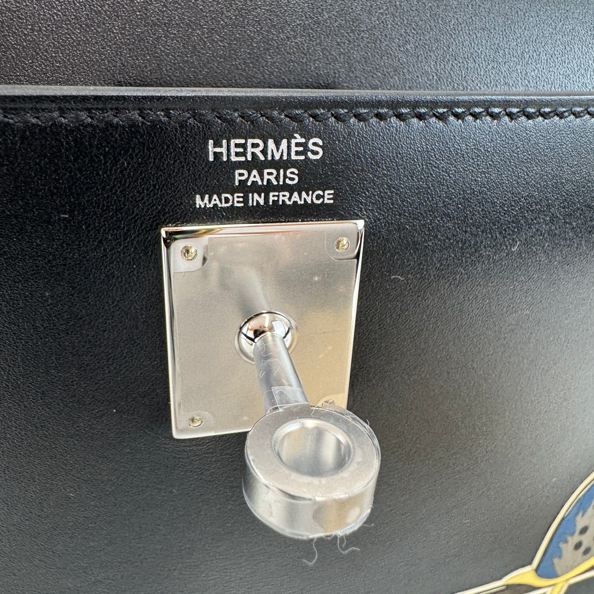 Hermès Kelly elan cheval de bois Black Tadela B-278750