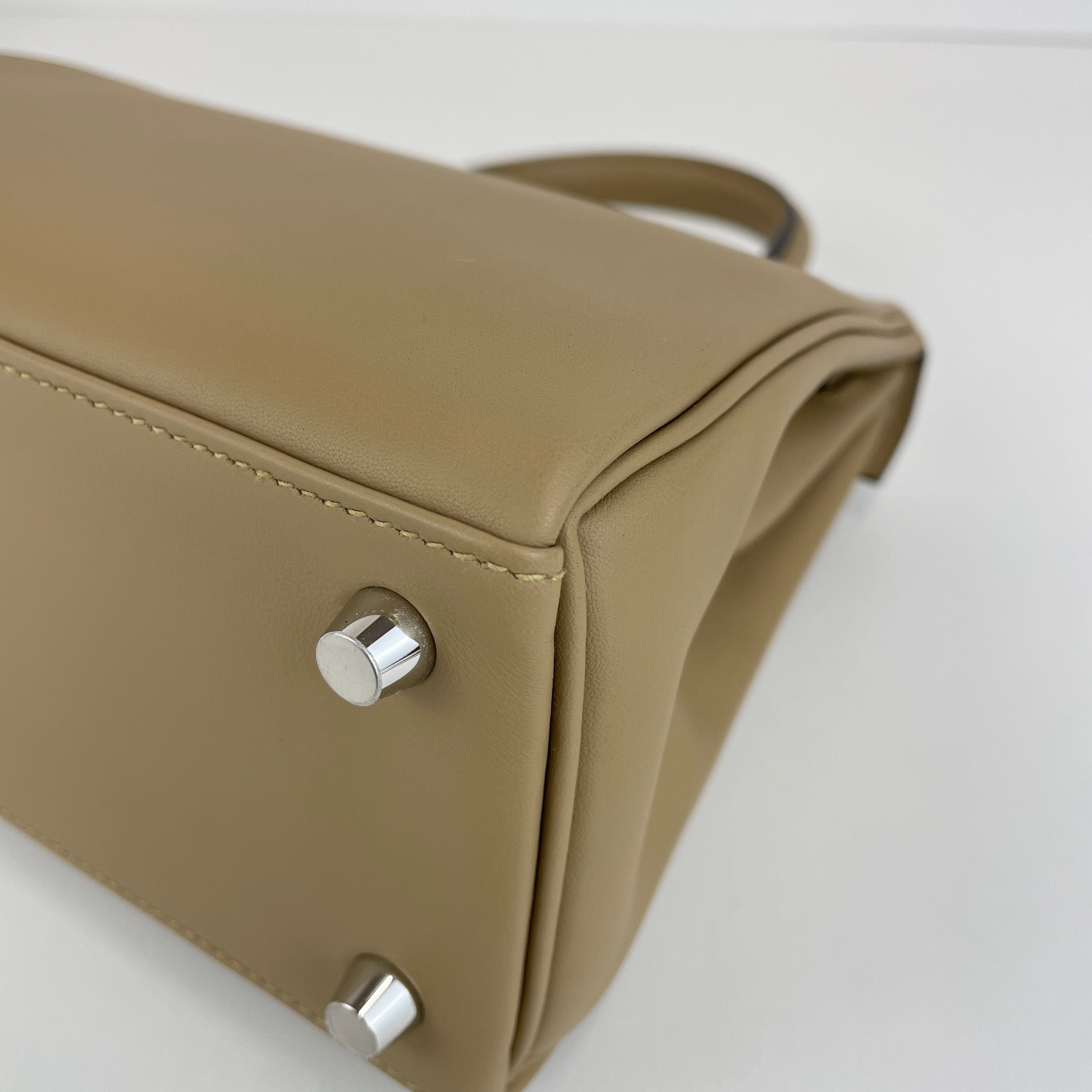 Hermès Kelly25 Colormatic Poussiere Swift PH B-334192