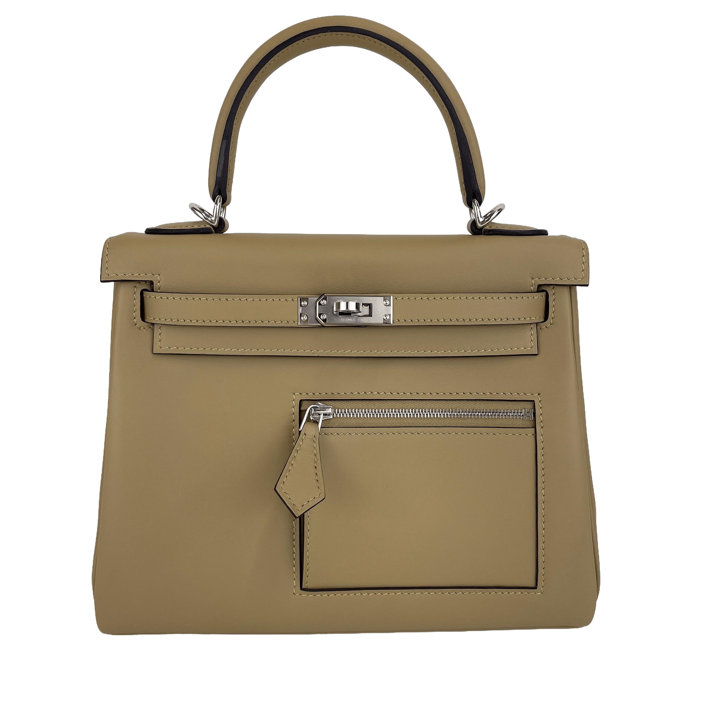 Hermès Kelly25 Colormatic Poussiere Swift PH B-334192