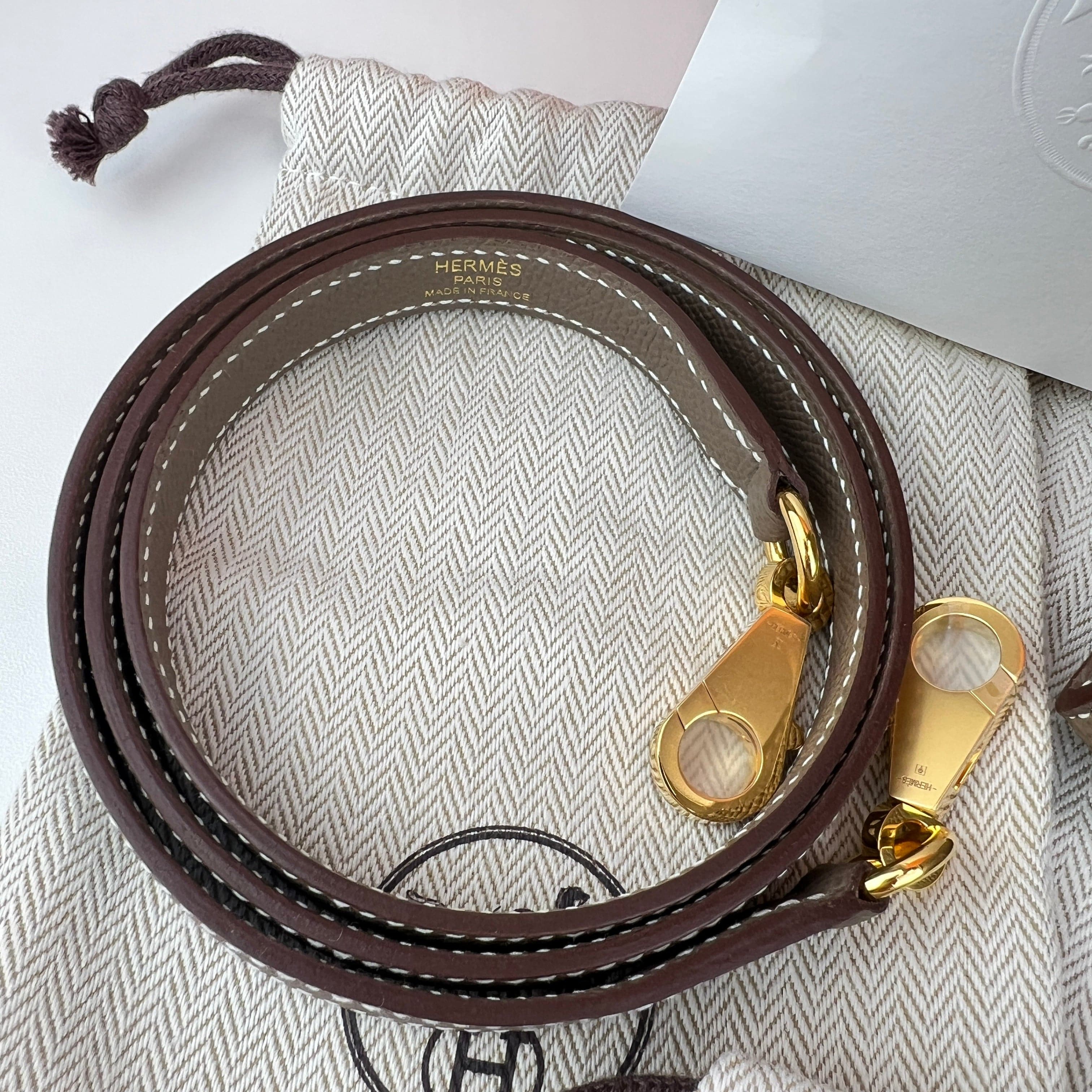 Hermès Kelly25 Etoupe Epsom GHW K B-334277