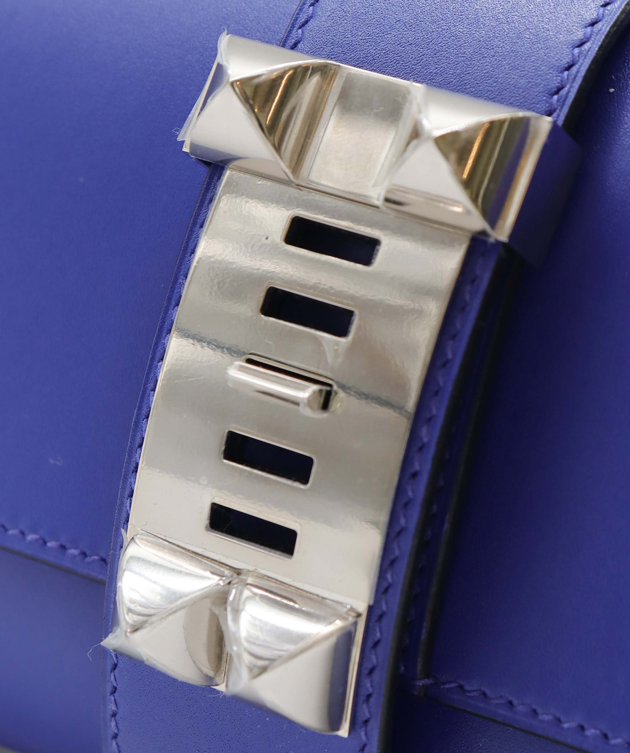 Hermès Medor Blue Electric PHW Stamp C DXBS6086