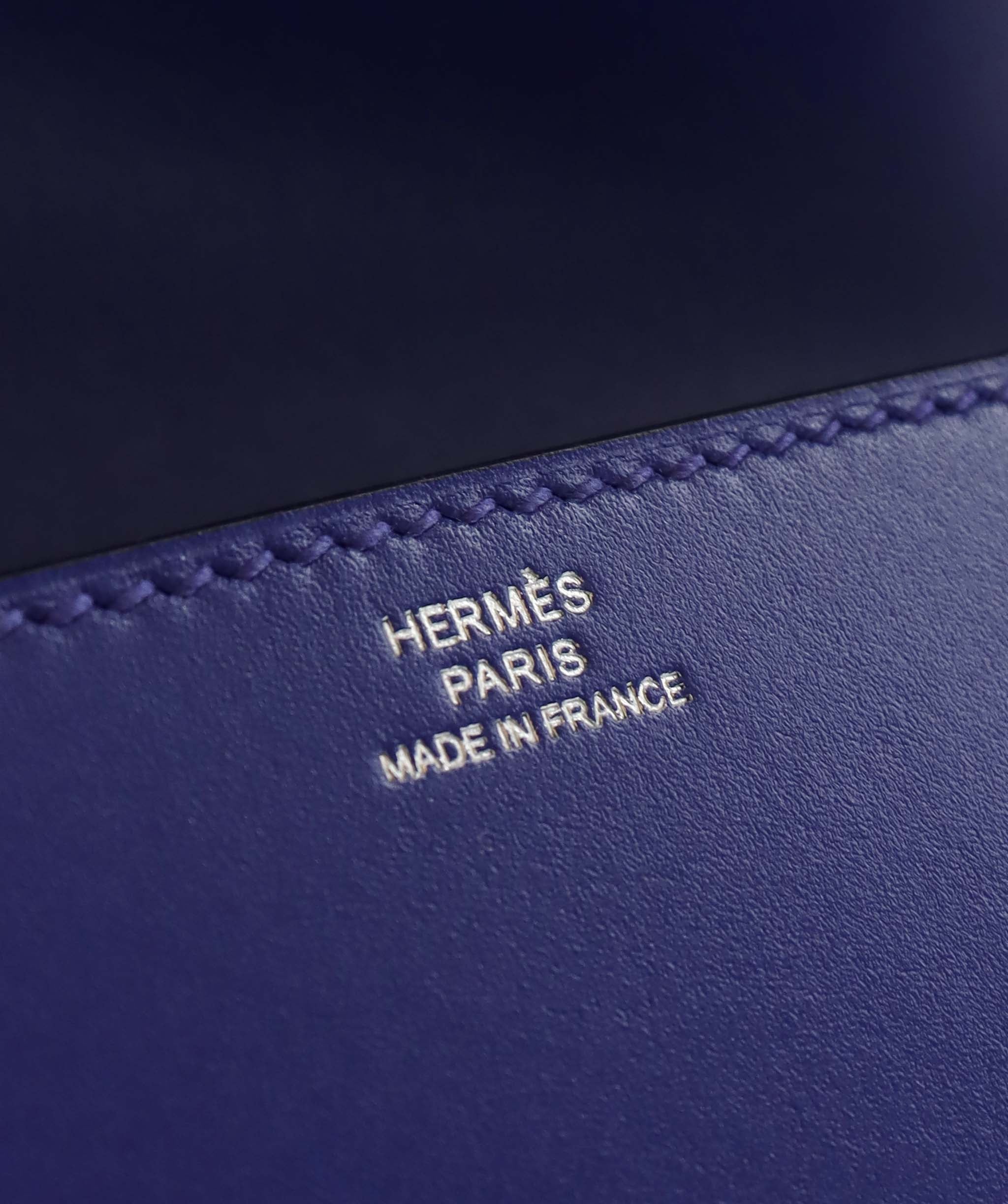 Hermès Medor Blue Electric PHW Stamp C DXBS6086