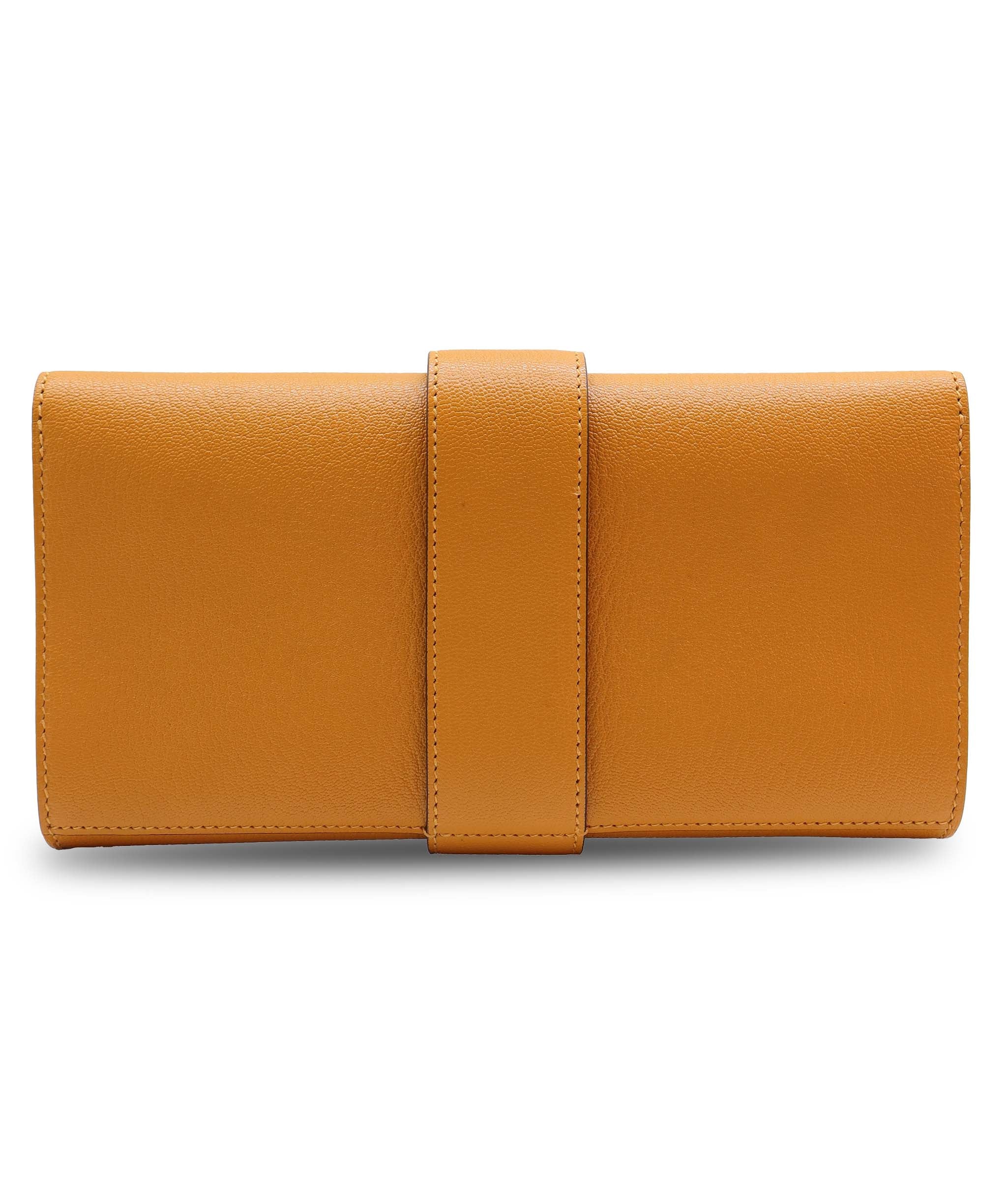 Hermès Medor Jaune Chèvre PHW Stamp X DXBS6085