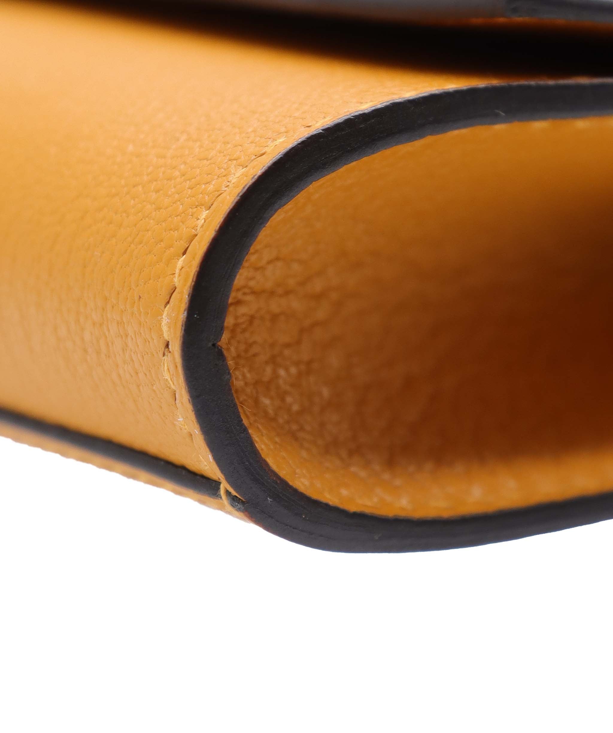 Hermès Medor Jaune Chèvre PHW Stamp X DXBS6085