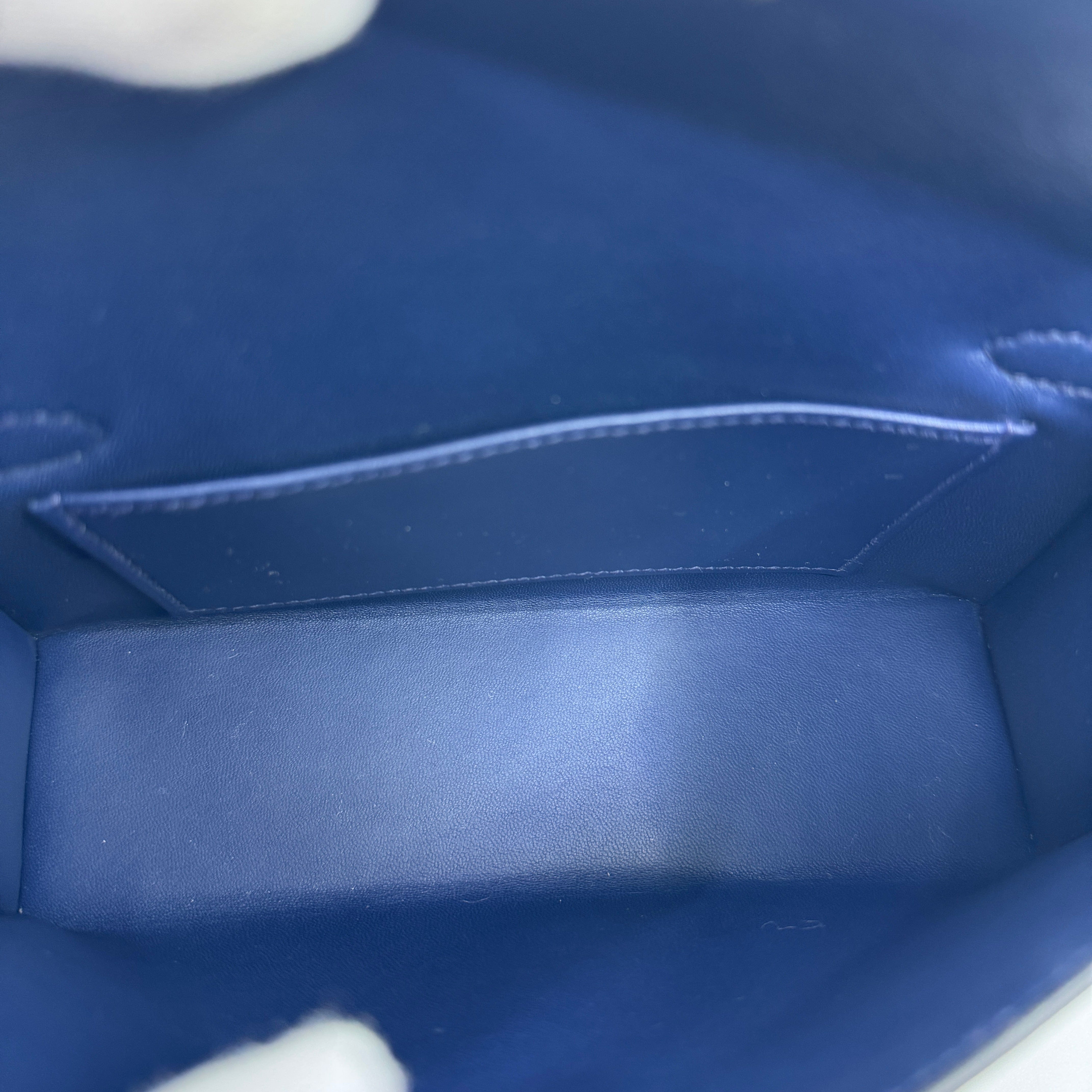 Hermès Mini kelly Blue navy Epsom PHW W B-317006