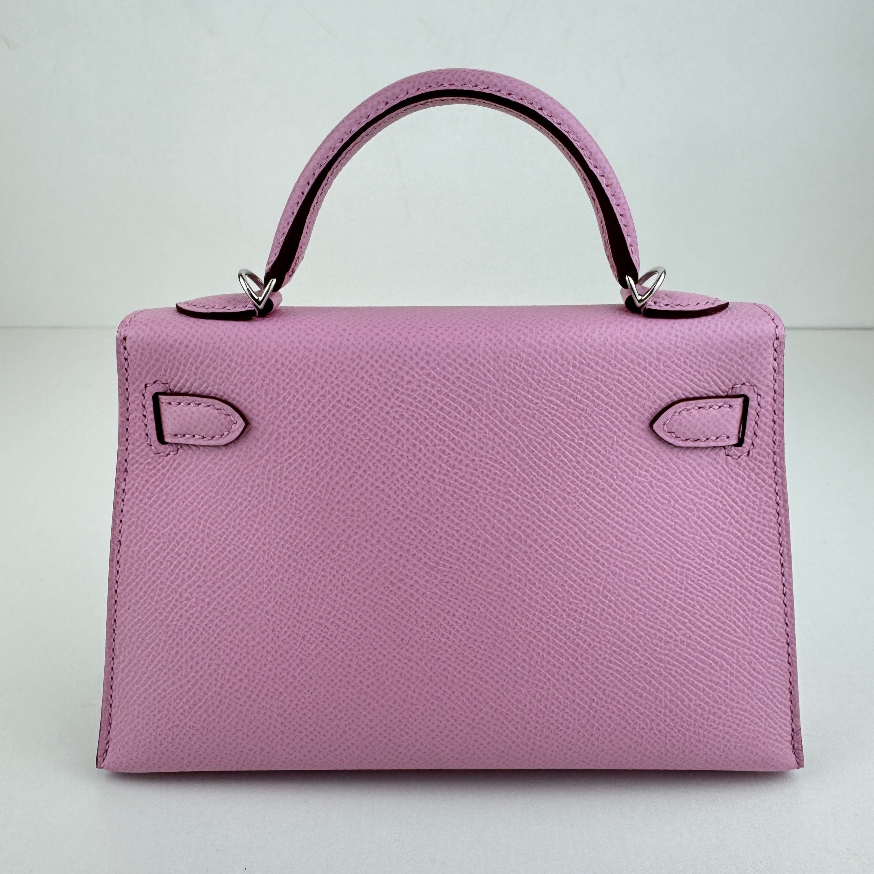 Hermès Mini kelly Mauve sylvester Epsom PH B-336202