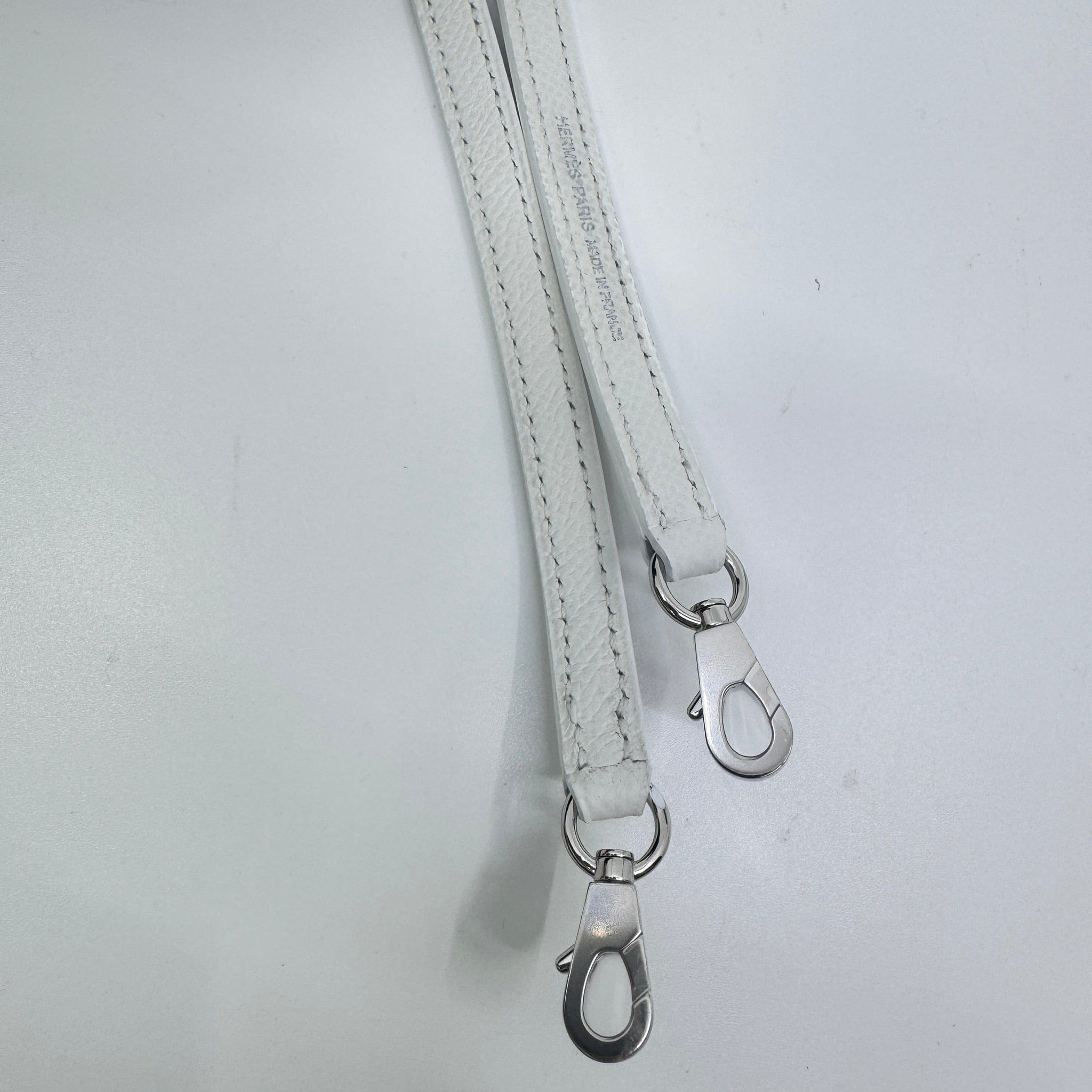 Hermès Mini kelly New white Epsom PHW K B-332753