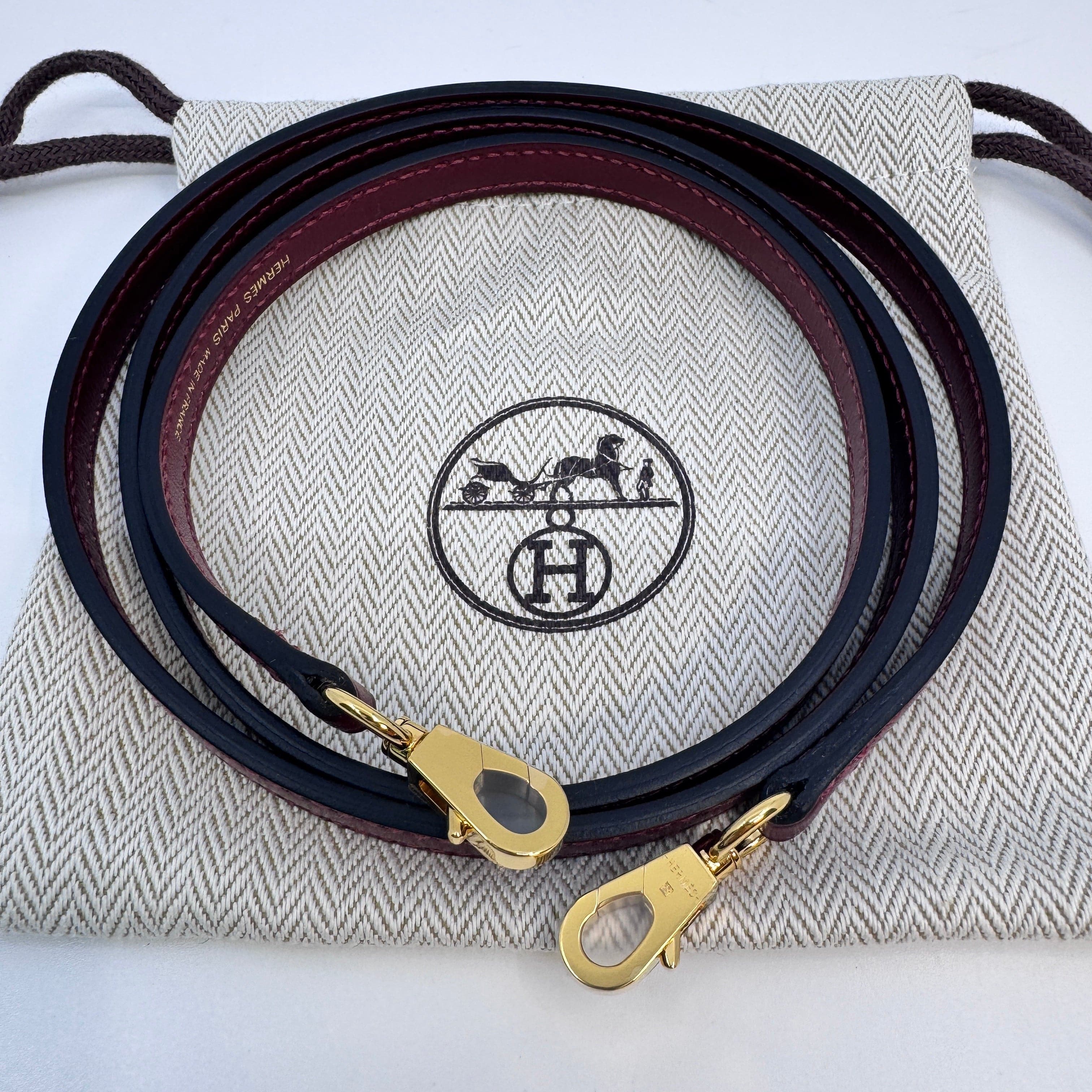 Hermès Mini kelly Rouge H Box calf GHW W B-332517