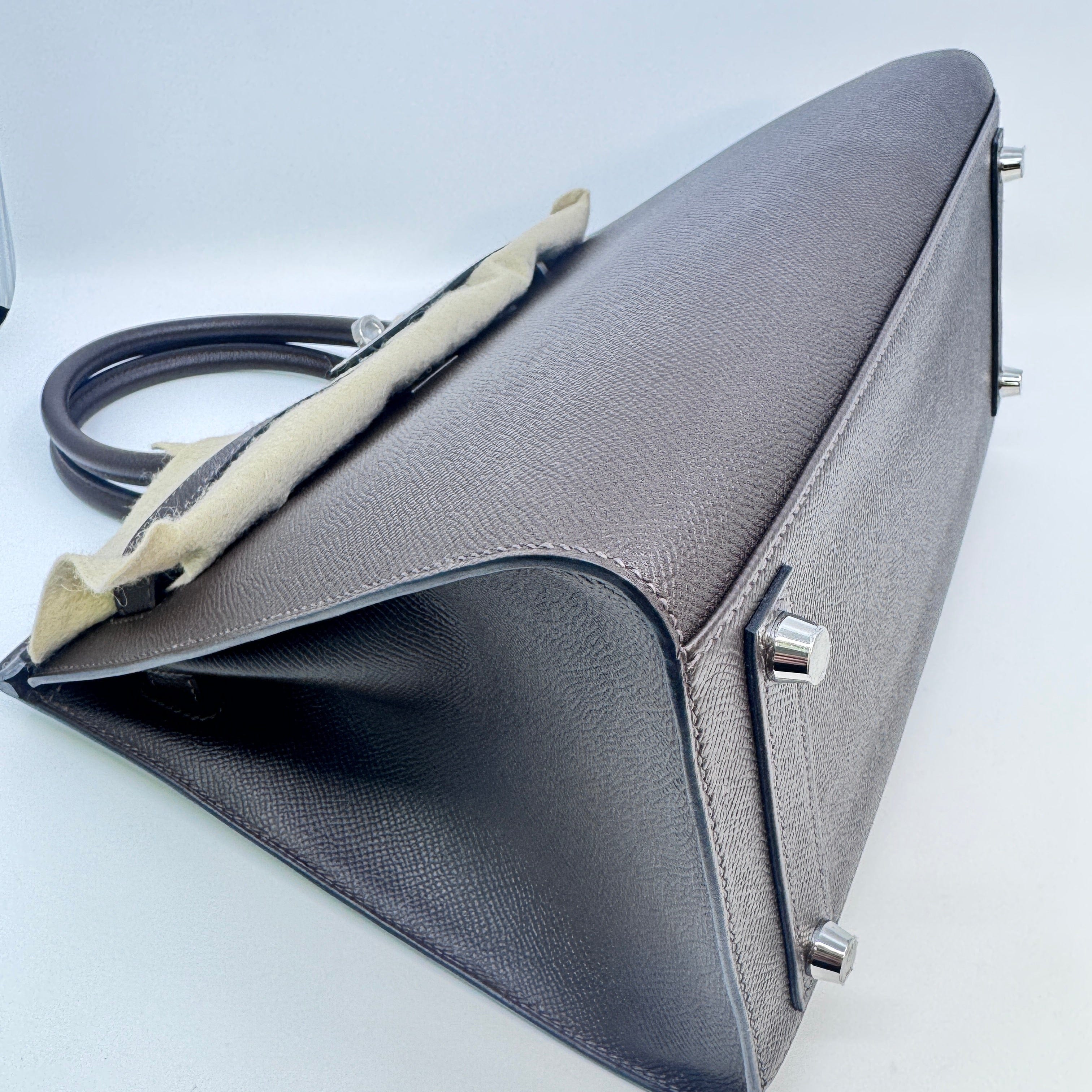 Hermès Mini kelly Rouge H Box calf GHW W B-332541