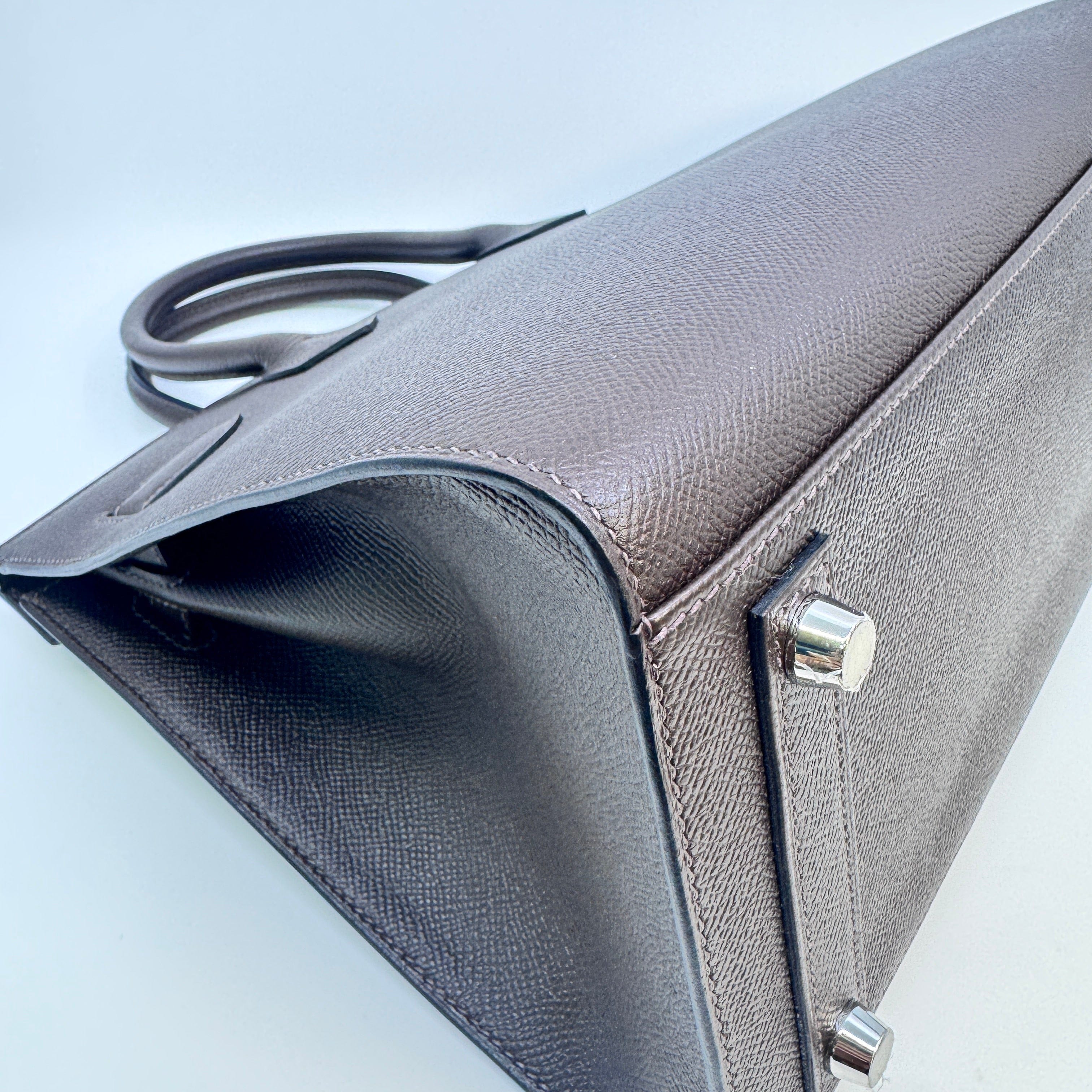 Hermès Mini kelly Rouge H Box calf GHW W B-332541