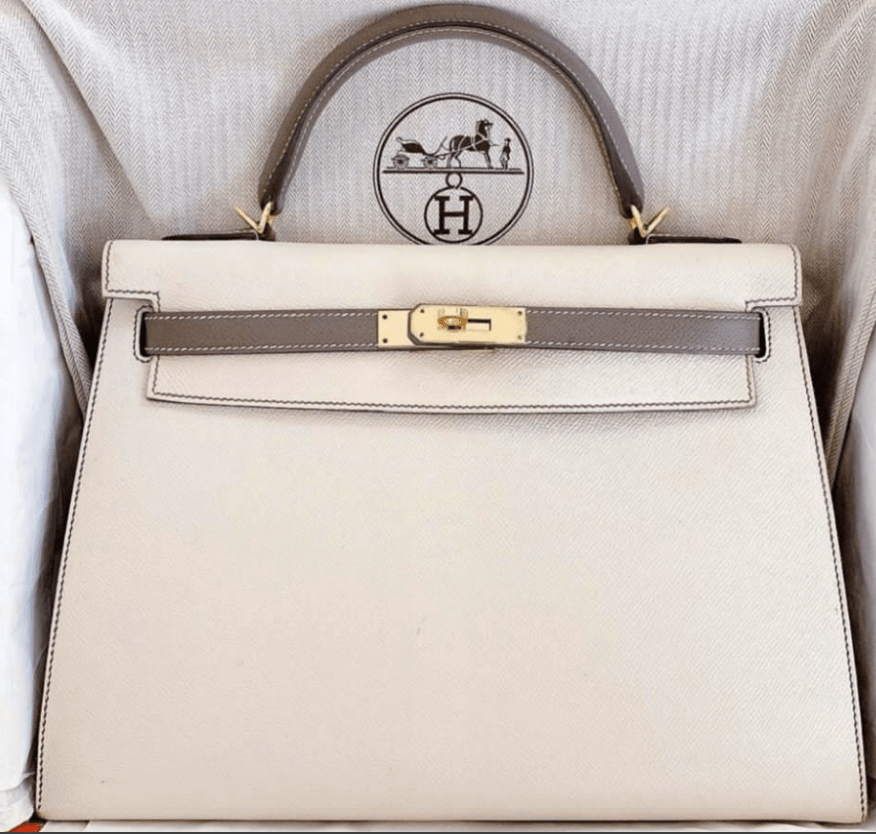 HERMÈS Kelly 32 Epsom Retourne Bag - A Retro Tale