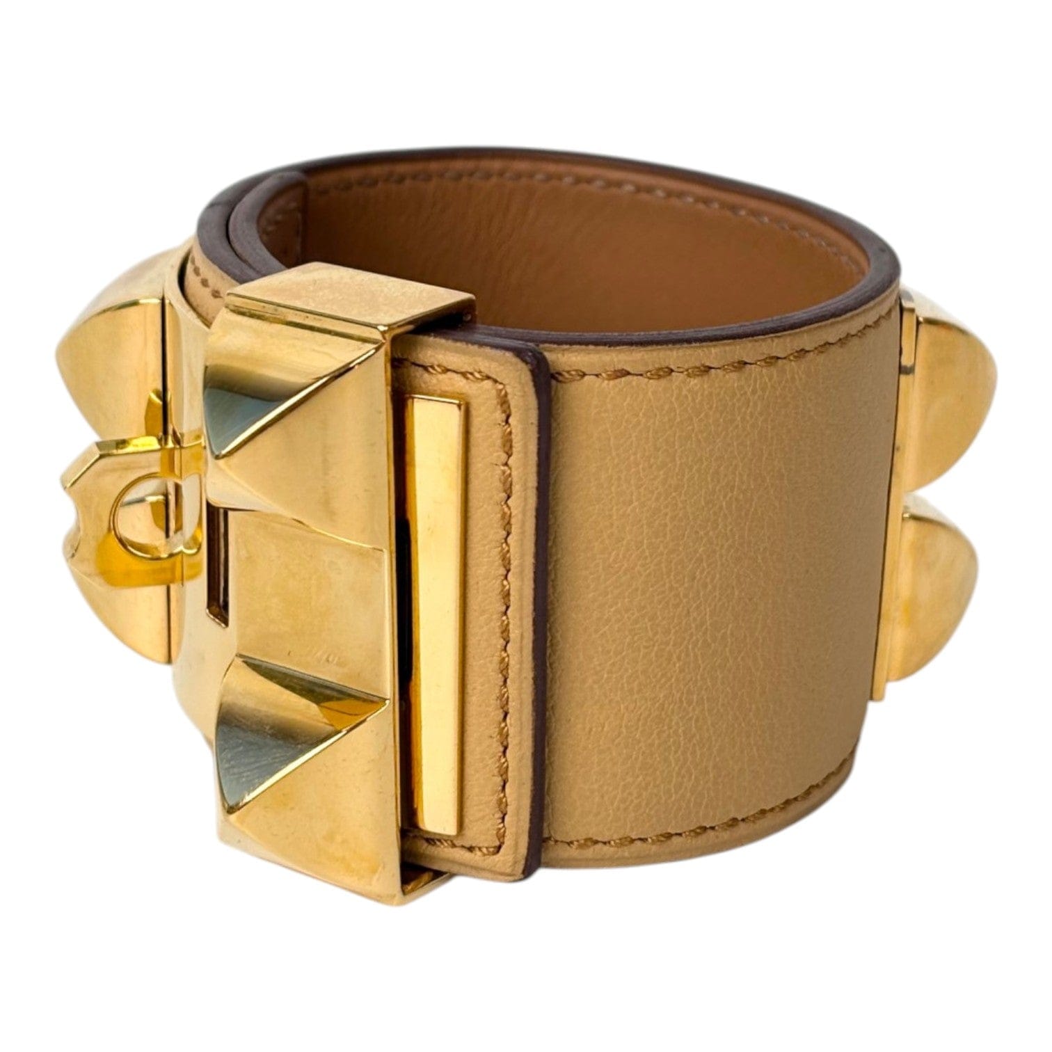 Hermes Hermes Juane Amber & Gold CDC Bracelet S