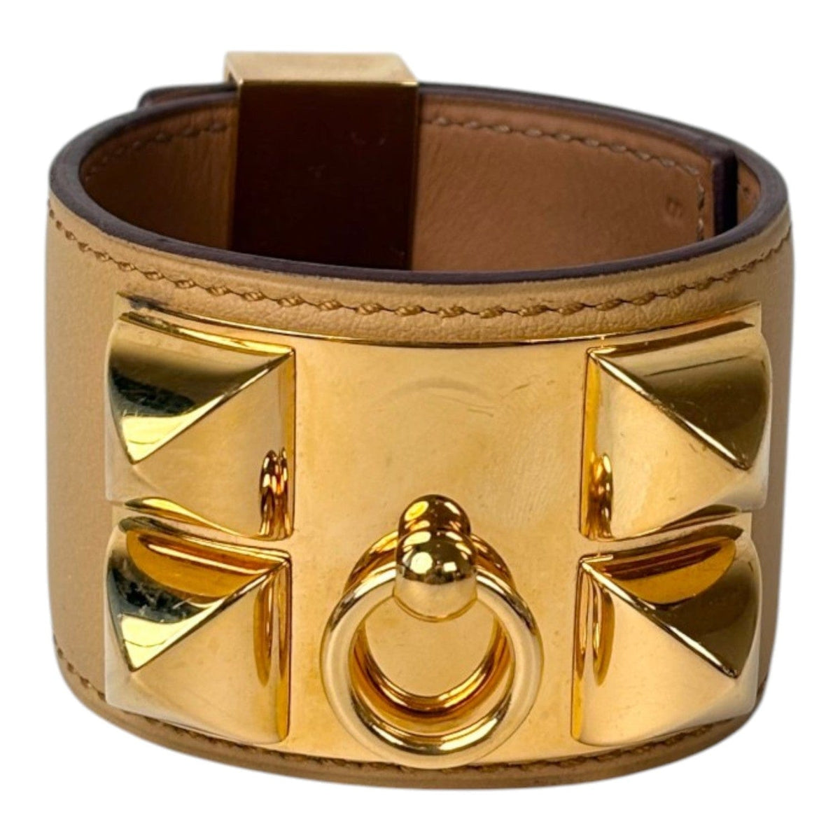 Hermes Hermes Juane Amber & Gold CDC Bracelet S