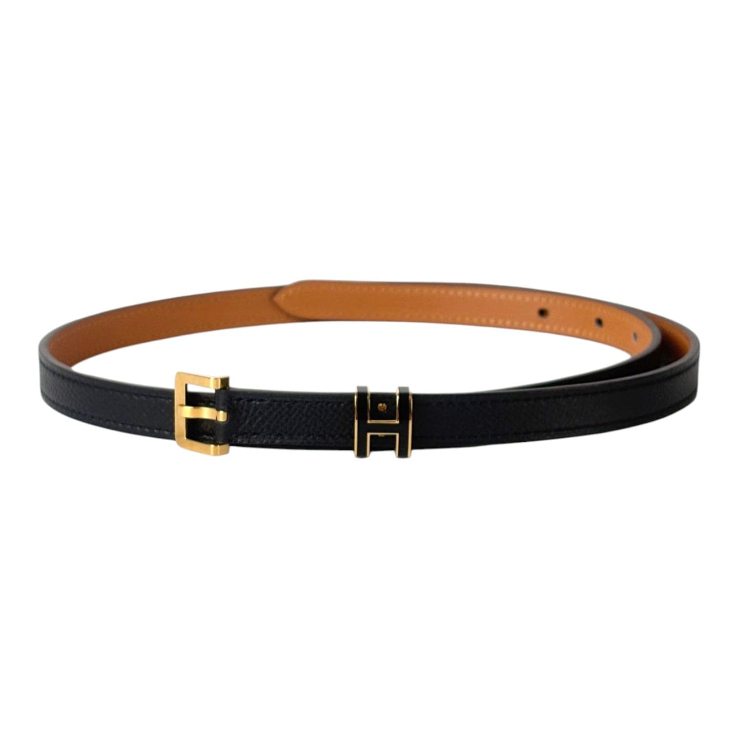 Hermes Hermes Black Pop H 15 Belt - 80cm