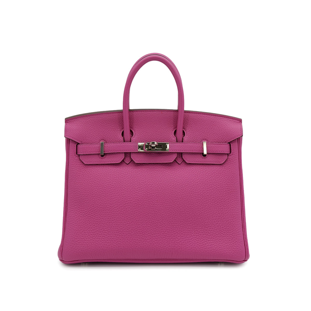 HERMES BIRKIN 25 MAGNOLIA TOGO HAND BAG 2018 C PALLADIUM HARDWARE 90311879