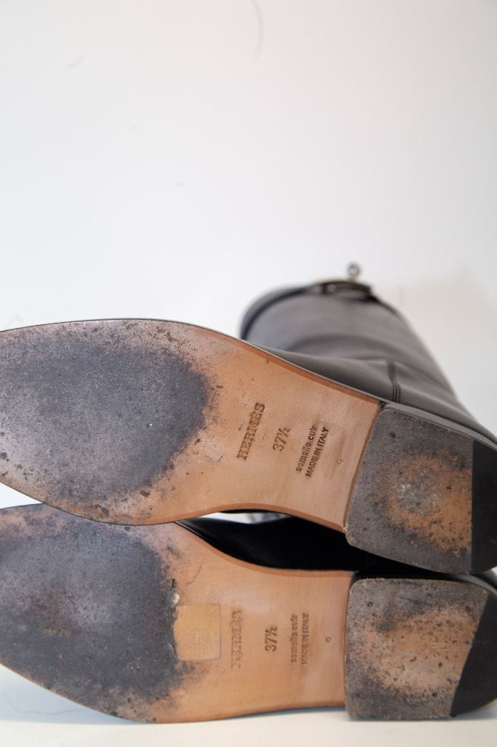 Hermes Hermes Jumping Boot Black 37.5