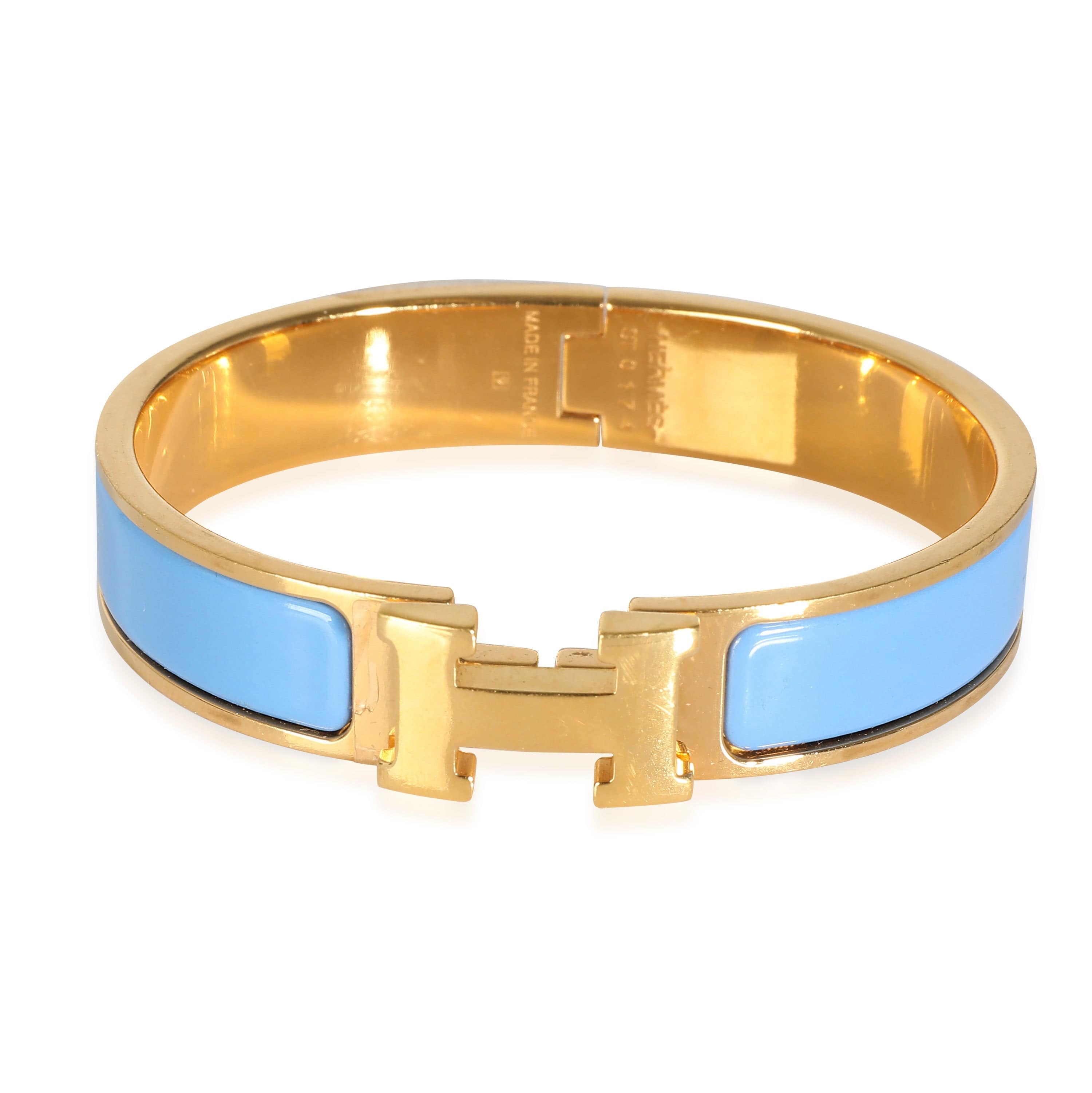 Hermès Clic H Light Blue Bracelet