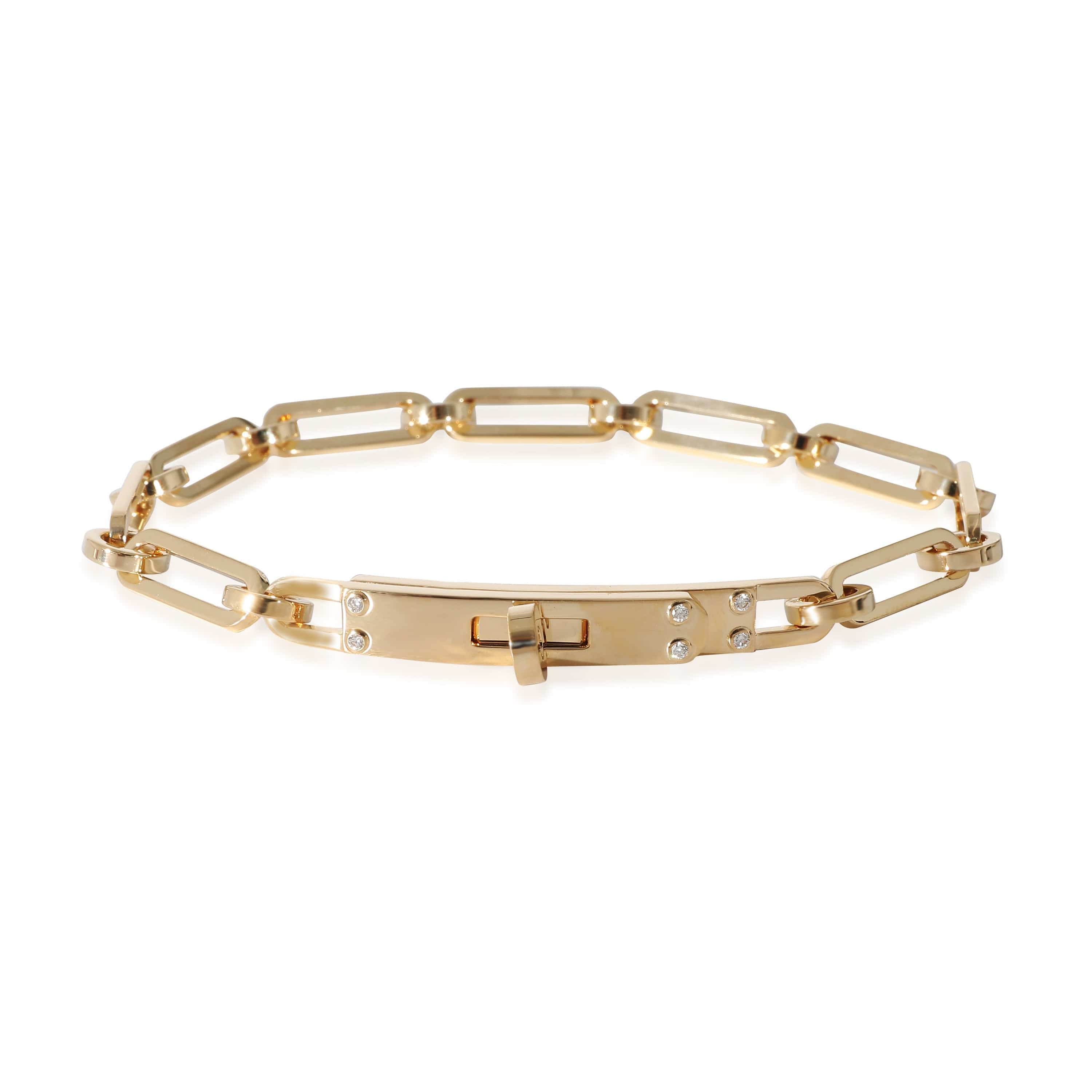 Hermes kelly bracelet yellow gold Clearance