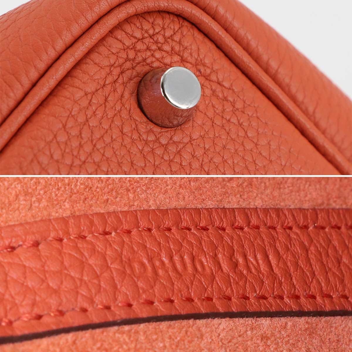 HERMES HERMES Picotin Lock PM Hand Bag Taurillon Maurice Terre Battue Purse 90314246