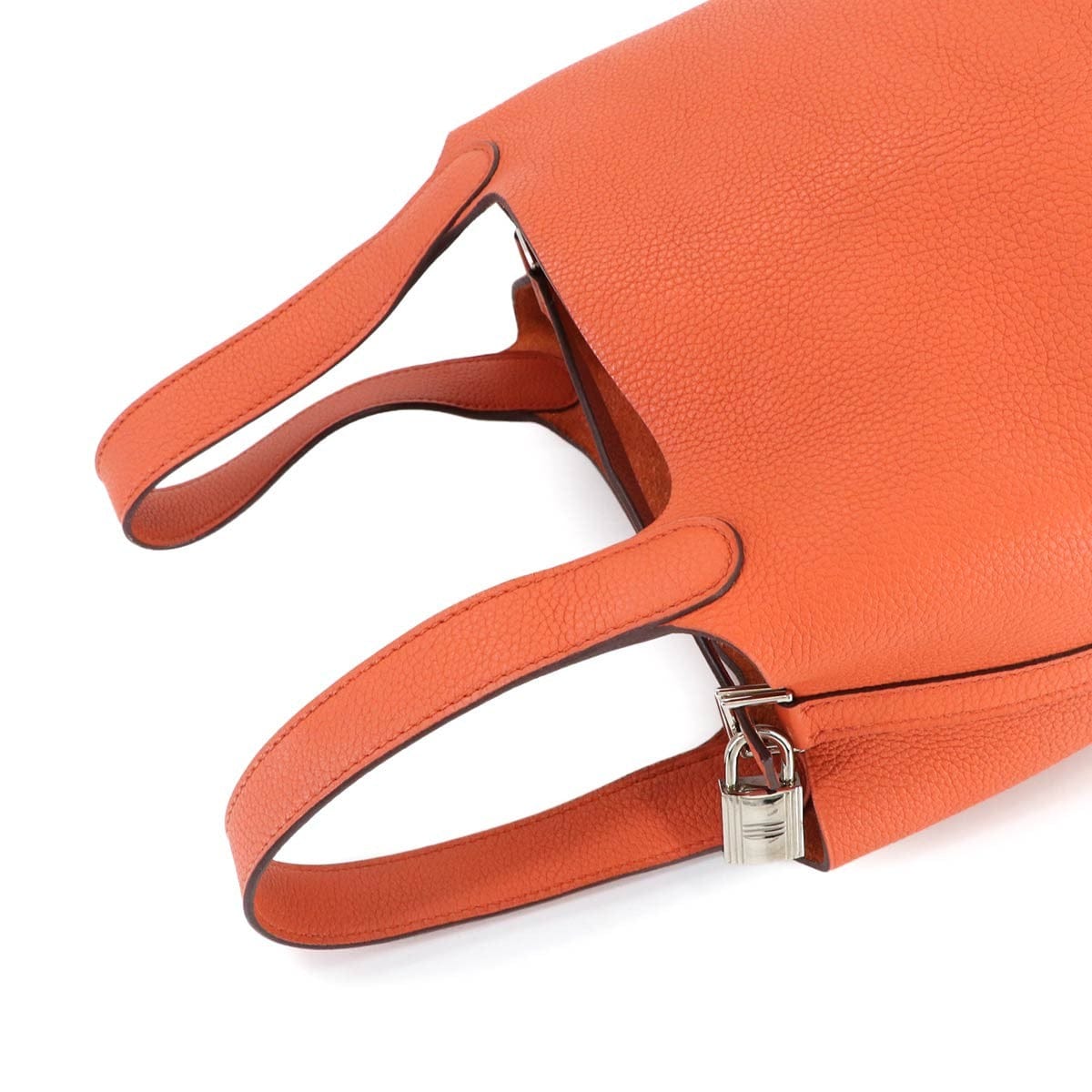 HERMES HERMES Picotin Lock PM Hand Bag Taurillon Maurice Terre Battue Purse 90314246