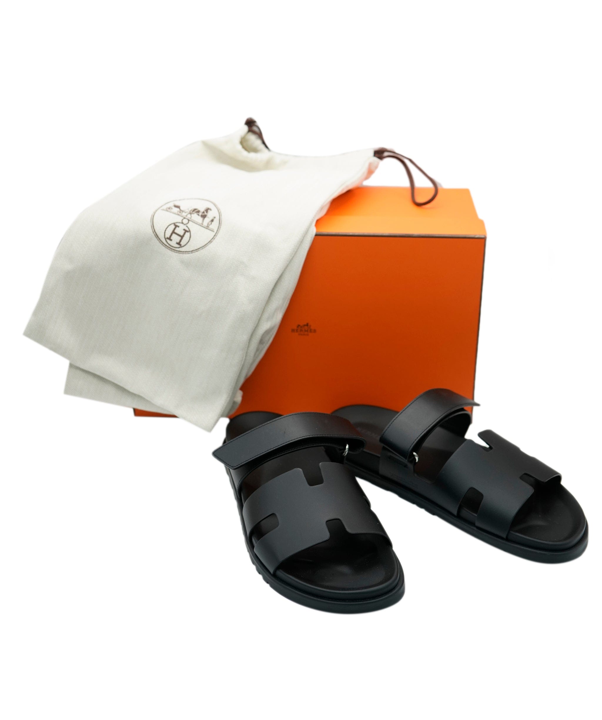 Hermès Hermes black chypres size 43.5 - AJC0704