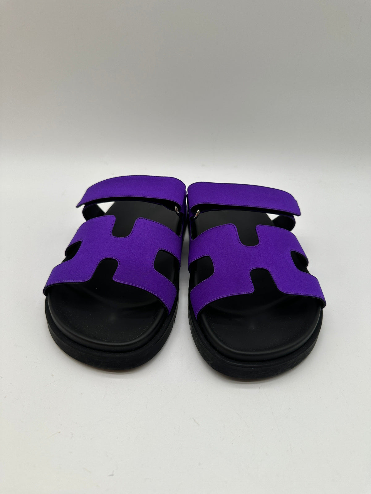 Hermès Hermès Chypre sandal Satin Violet 40 PCA986