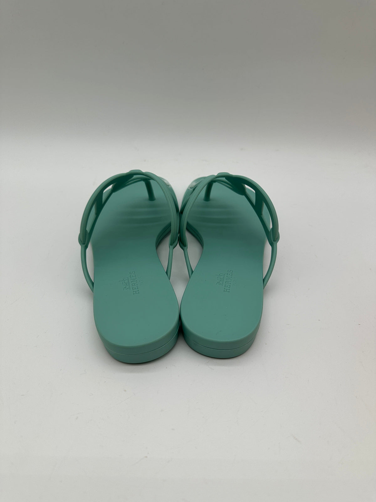 Hermès Hermès Egerie sandal vert 40 PCA984