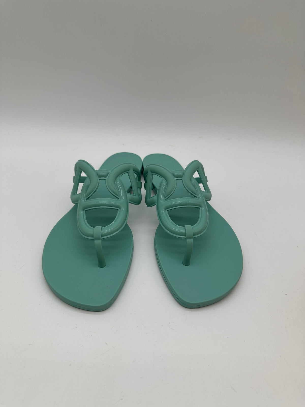 Hermès Hermès Egerie sandal vert 40 PCA984