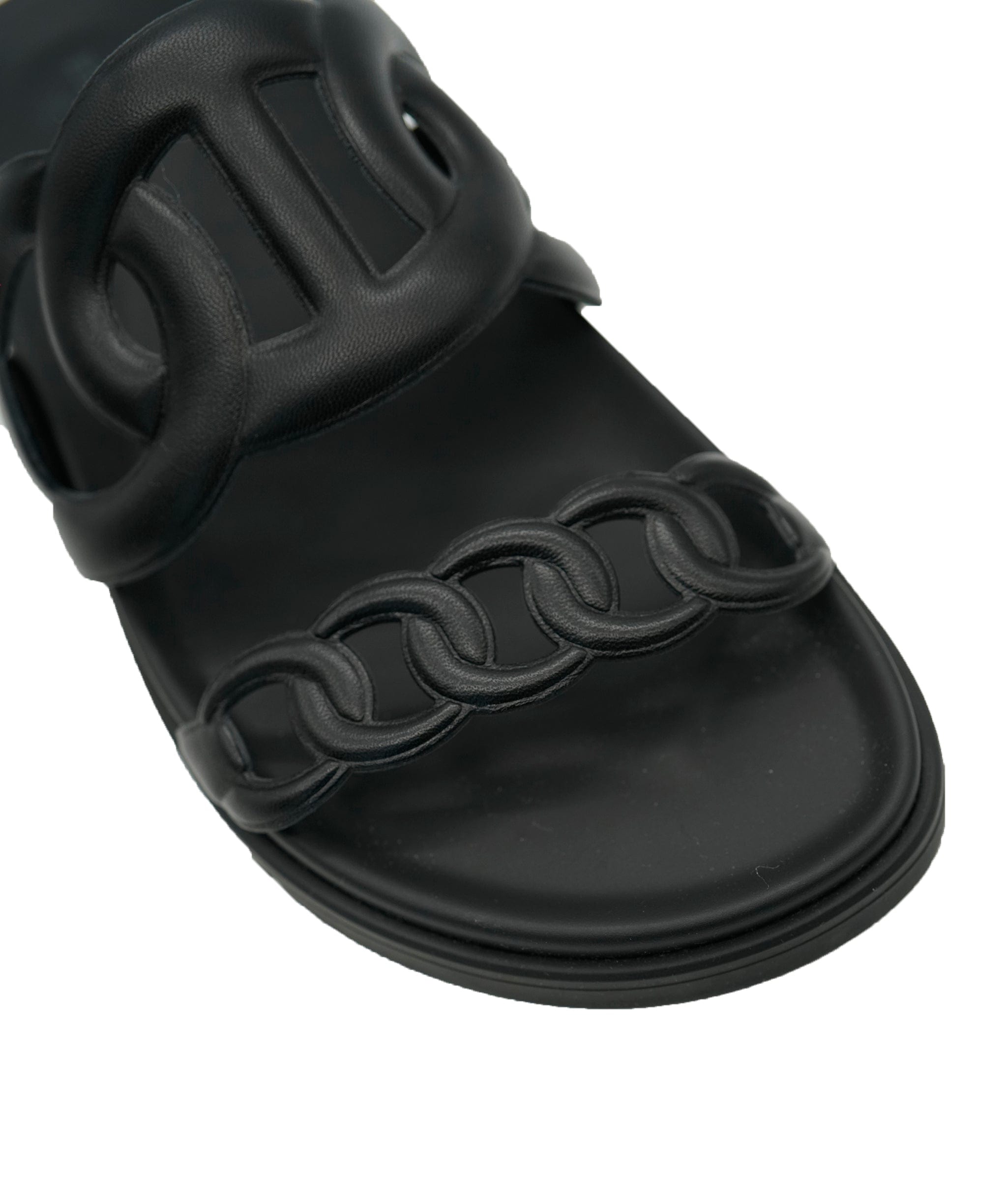 Hermès Hermes Empire Black Sandals ALC1761