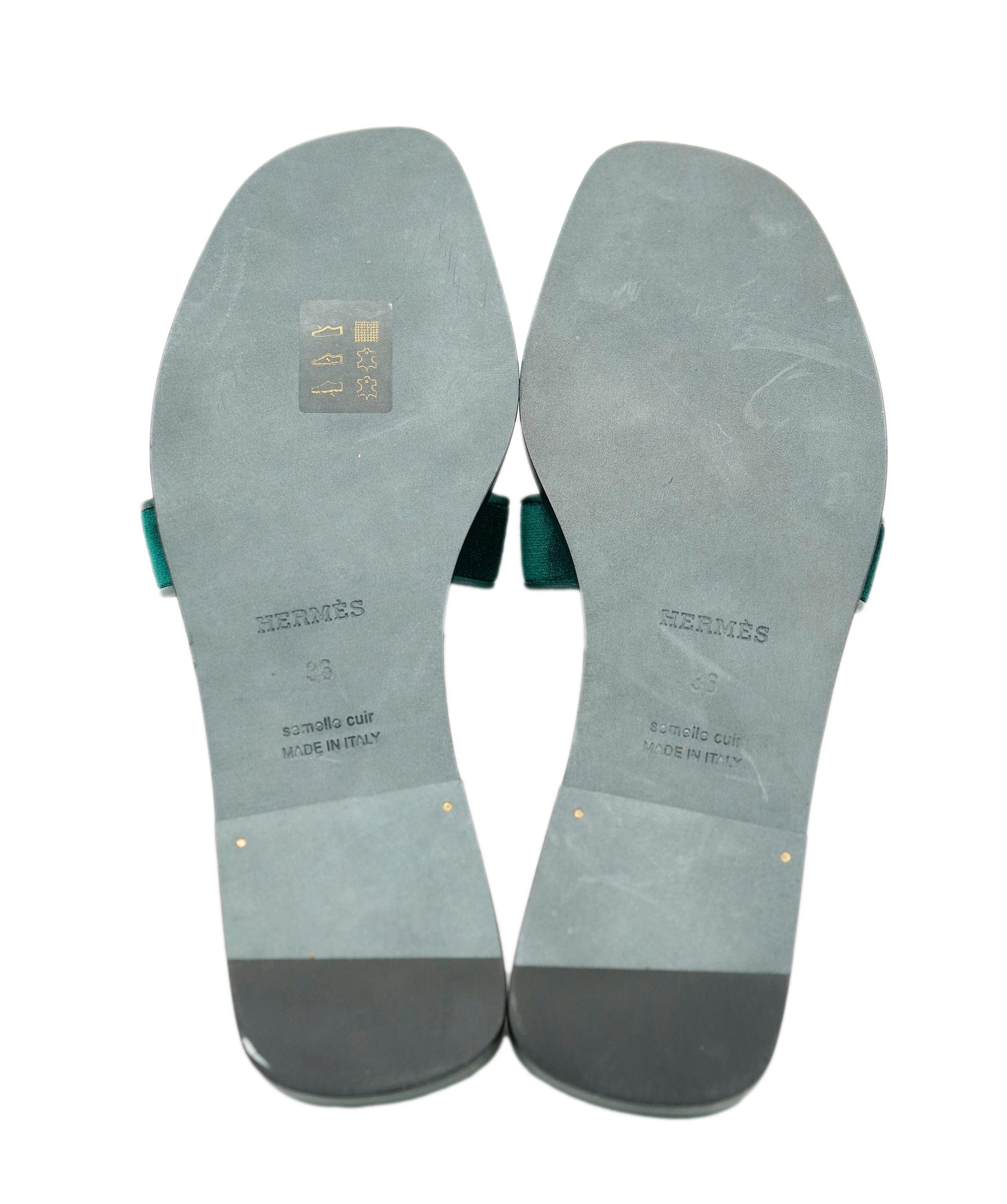 Hermès Hermes Green Velvet Orans 36 BNIB ALC1952