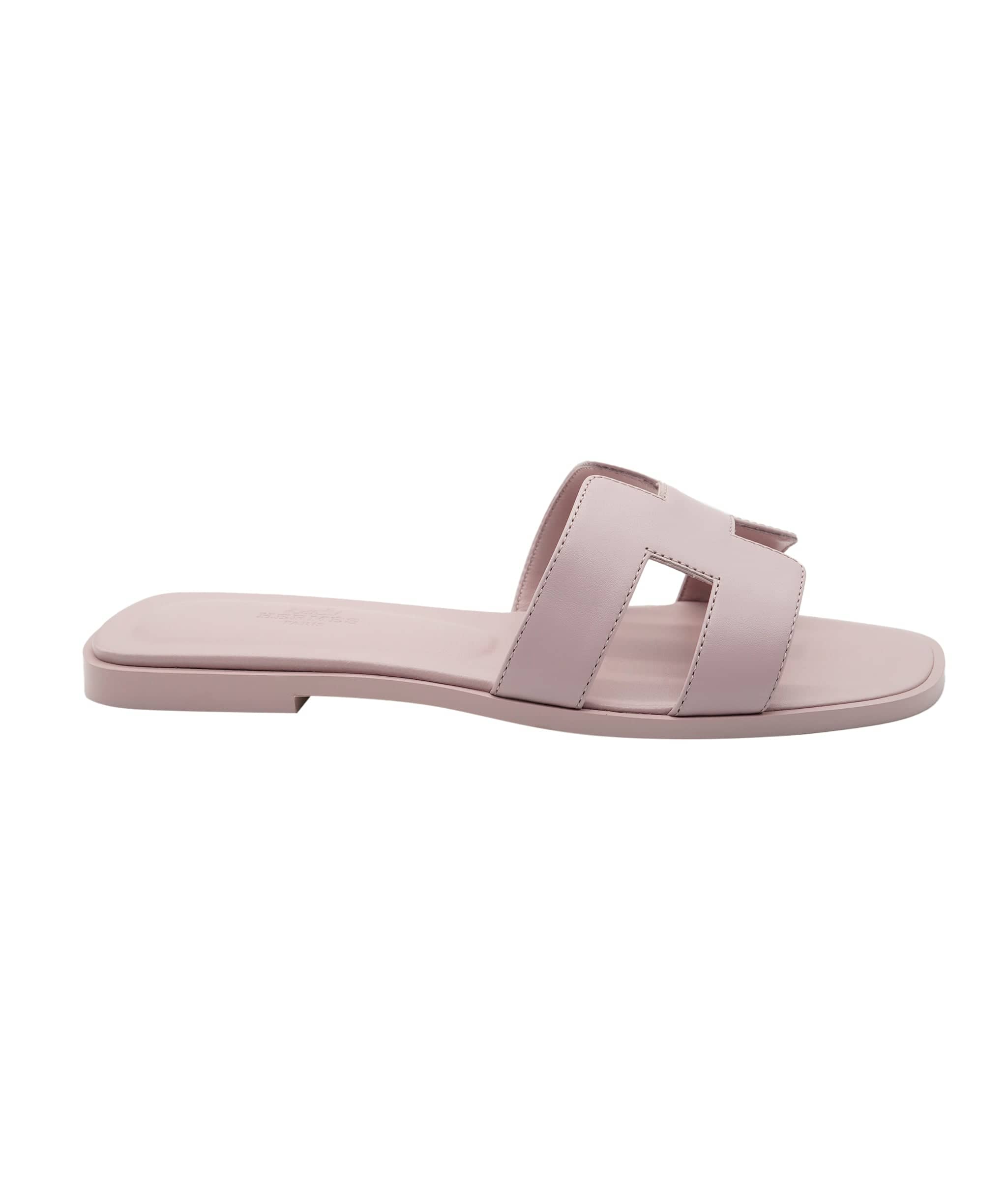 Hermès Hermès Oran Sandal Rose Cancan Box Size 37 01SHU2454 DBXM0075