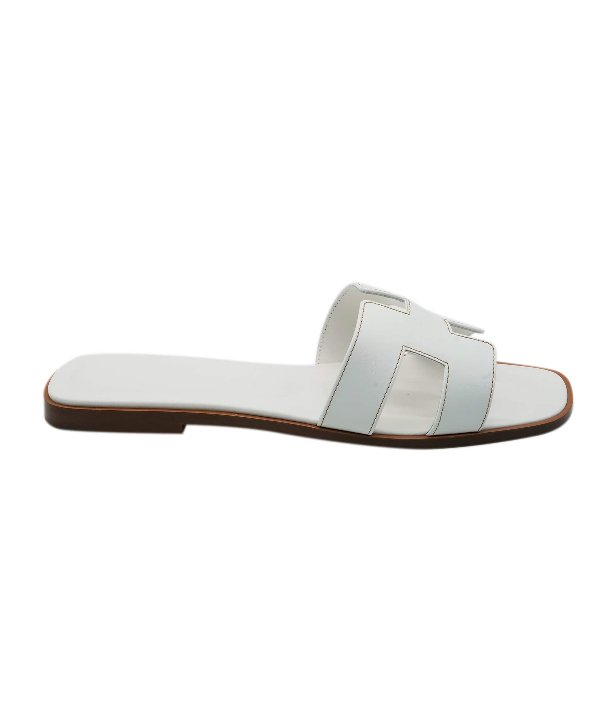 Hermès Hermès Oran Sandal White Box Leather Size 41 01SHU2465 DBXM0072