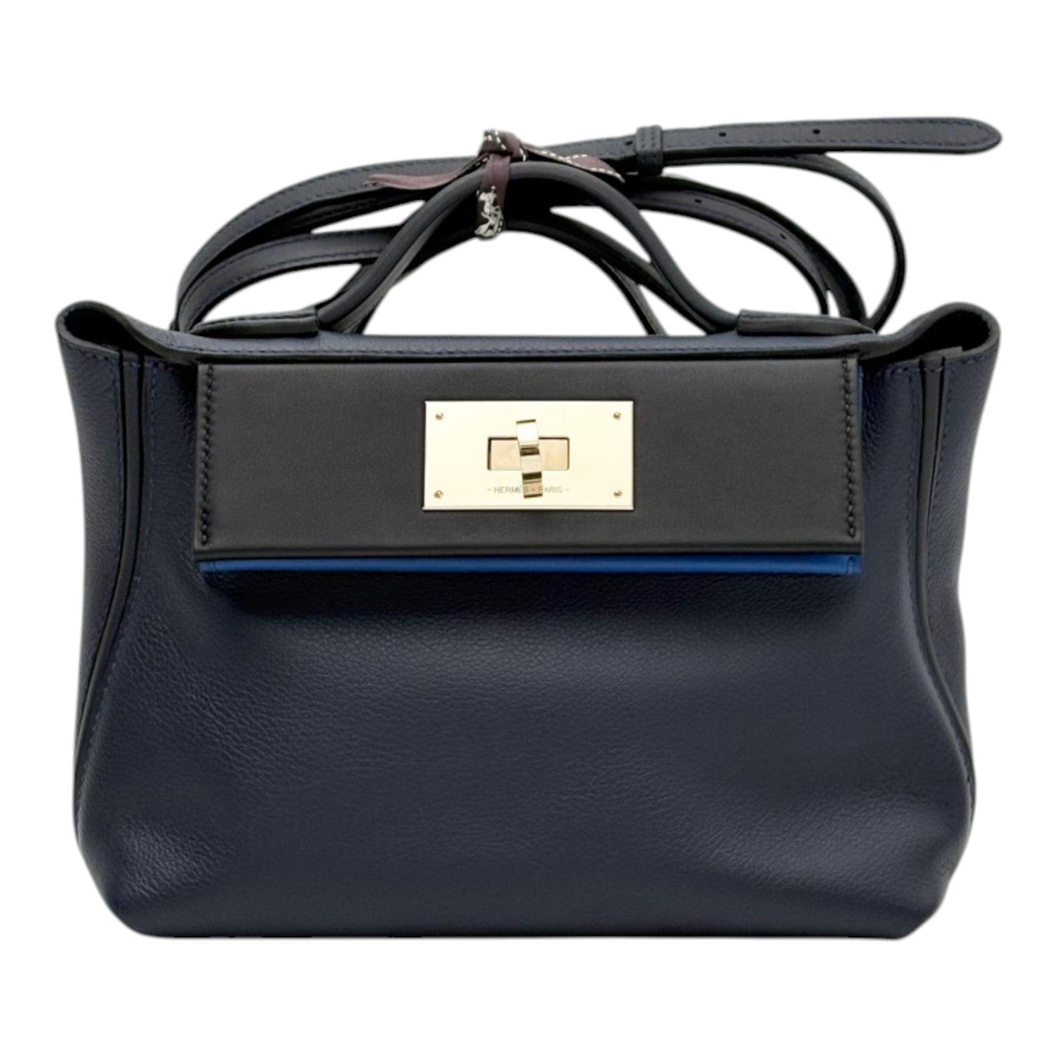 Hermes Hermes 2424 Mini Blue Verso Bag in Evercolor