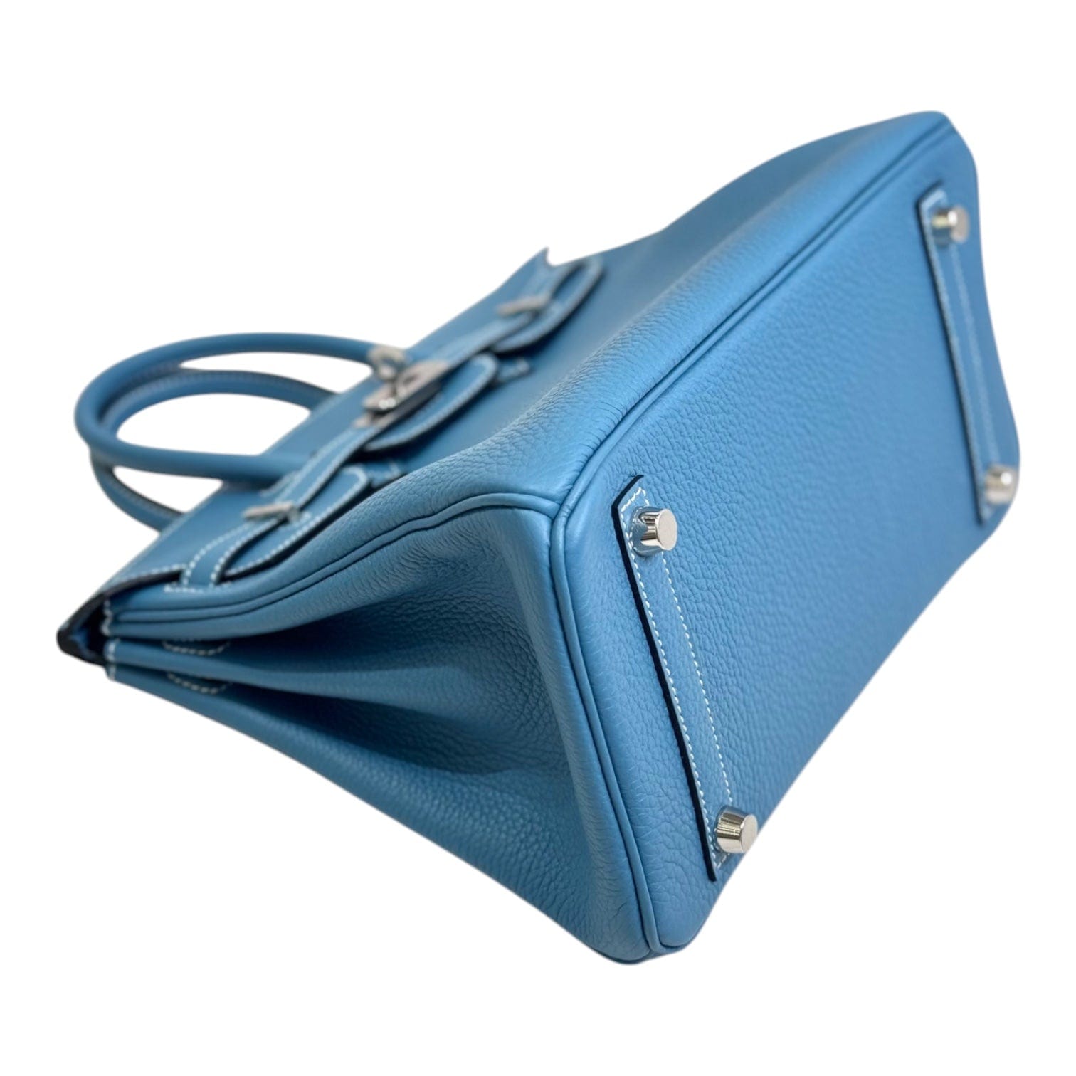 Hermes Hermes Birkin 25cm Blue Jean Togo with PHW - W Stamp