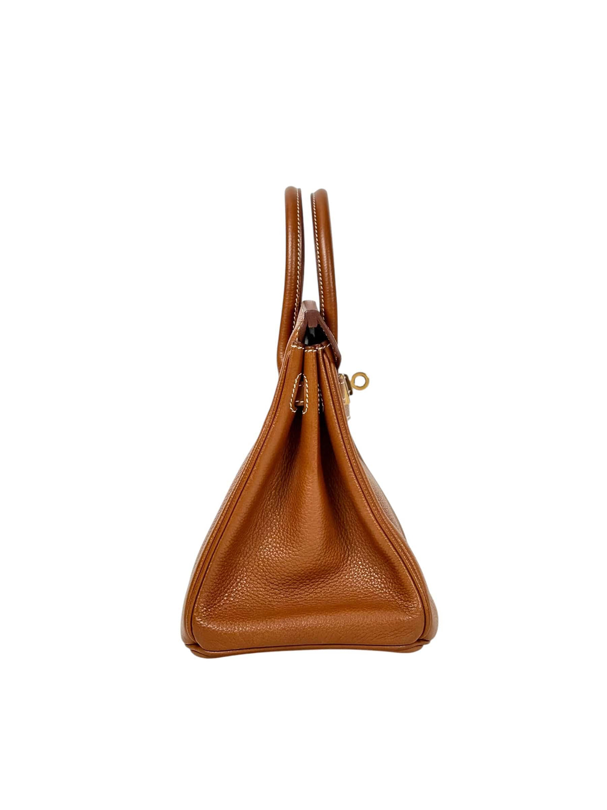 Hermes Hermes Birkin 25cm in Barenia Leather - Full Set