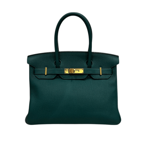 Hermes Hermes Birkin 30 Togo Green with GHW