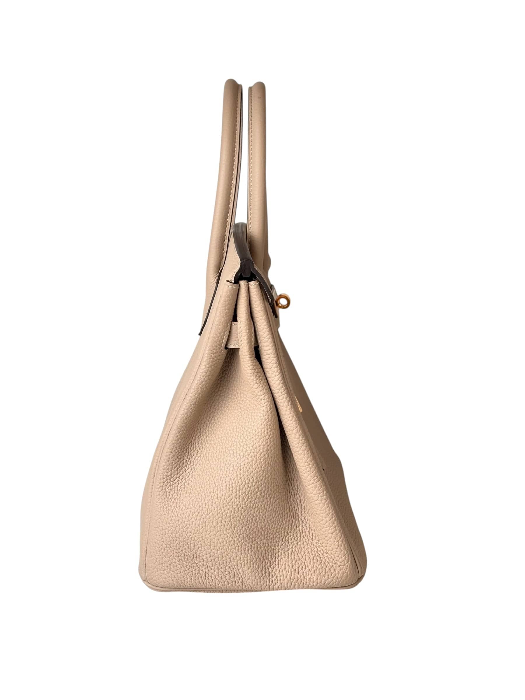 Hermes Hermes Birkin 30cm Bag Togo Gris Tourterelle with GHW