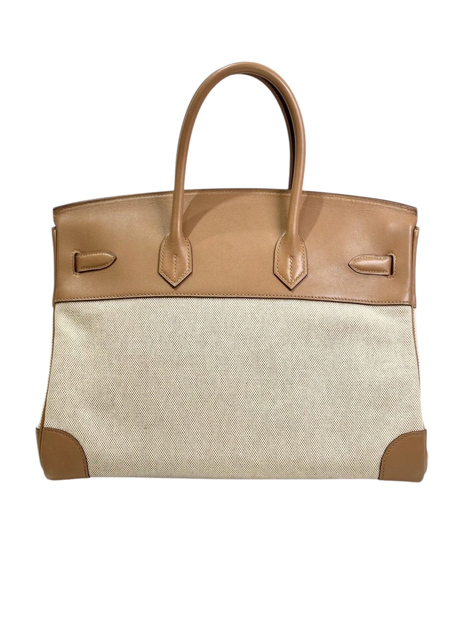 Hermes Hermes Birkin 35cm Canvas/Swift L Stamp