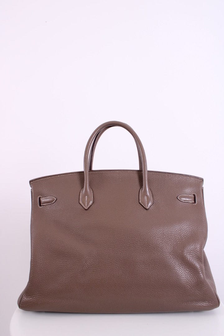 Hermes Hermes Birkin 40cm Retourne Etoupe Togo Leather
