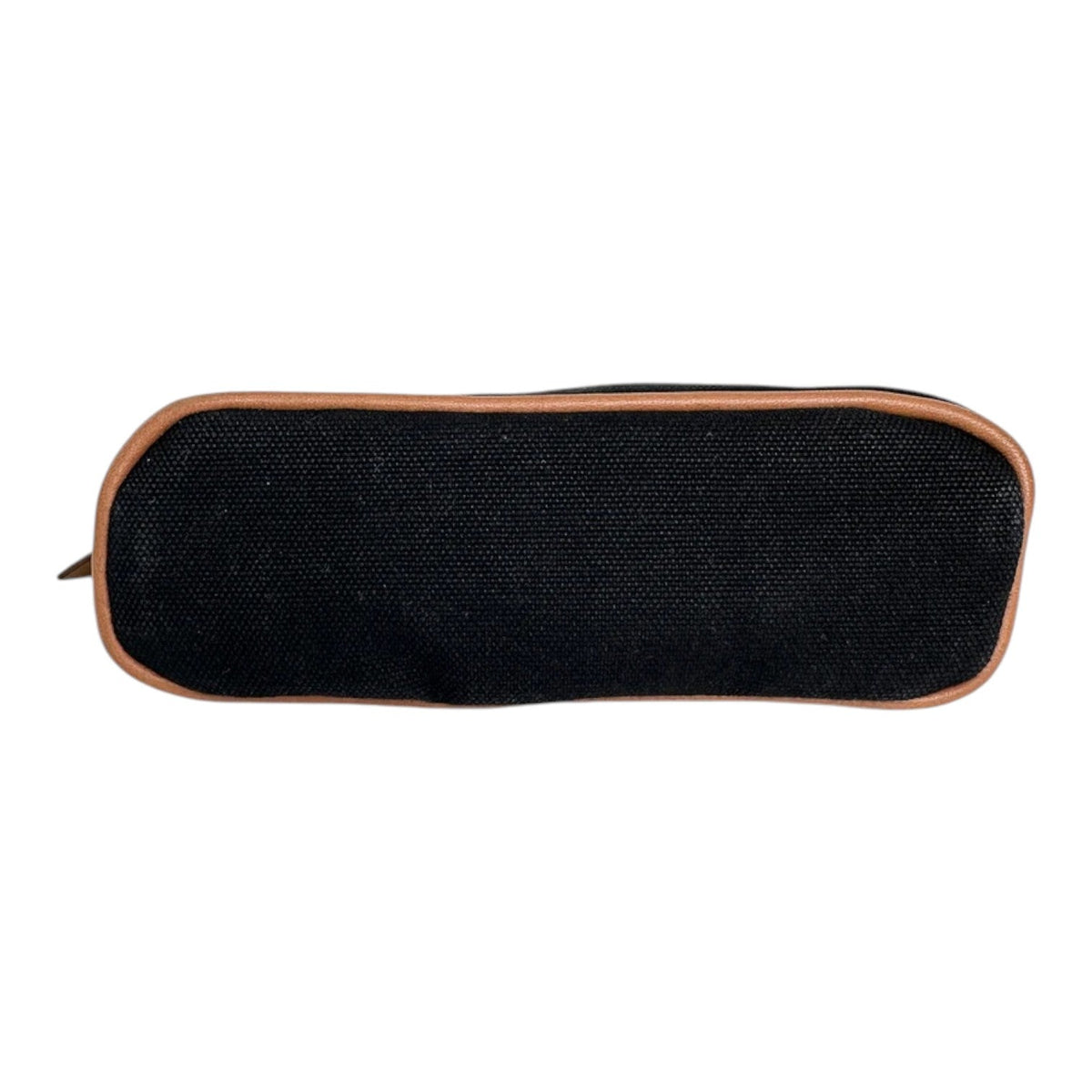 Hermes Hermes Black Cotton Canvas Mini Bolide Travel Cosmetic Pouch